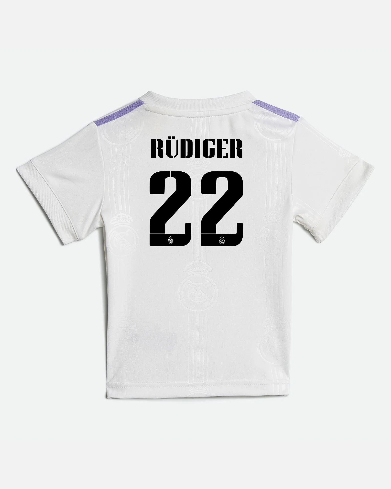 Miniconjunto 1ª Real Madrid 2022/2023 Rüdiger - Fútbol Factory