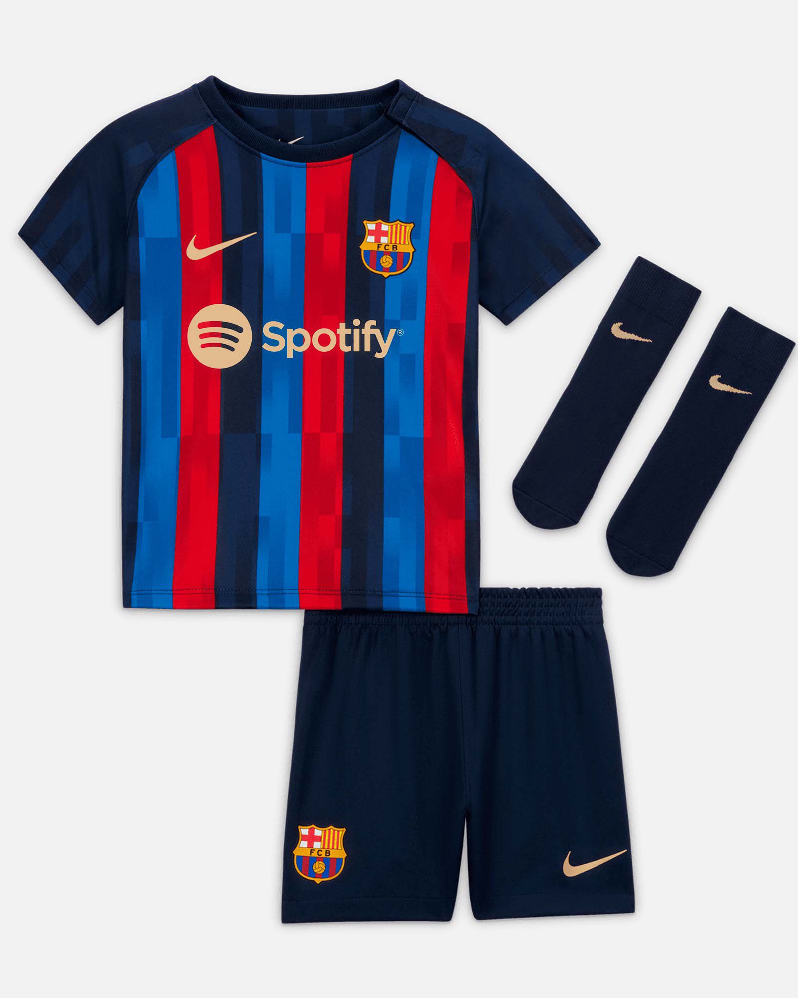 Conjunto 1ª FC Barcelona 2022/2023 - Fútbol Factory