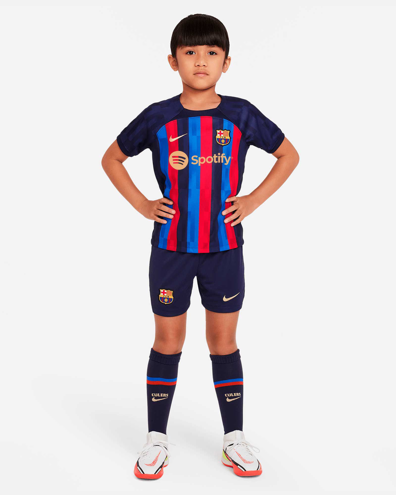 Conjunto 1ª FC Barcelona 2022/2023 - Fútbol Factory