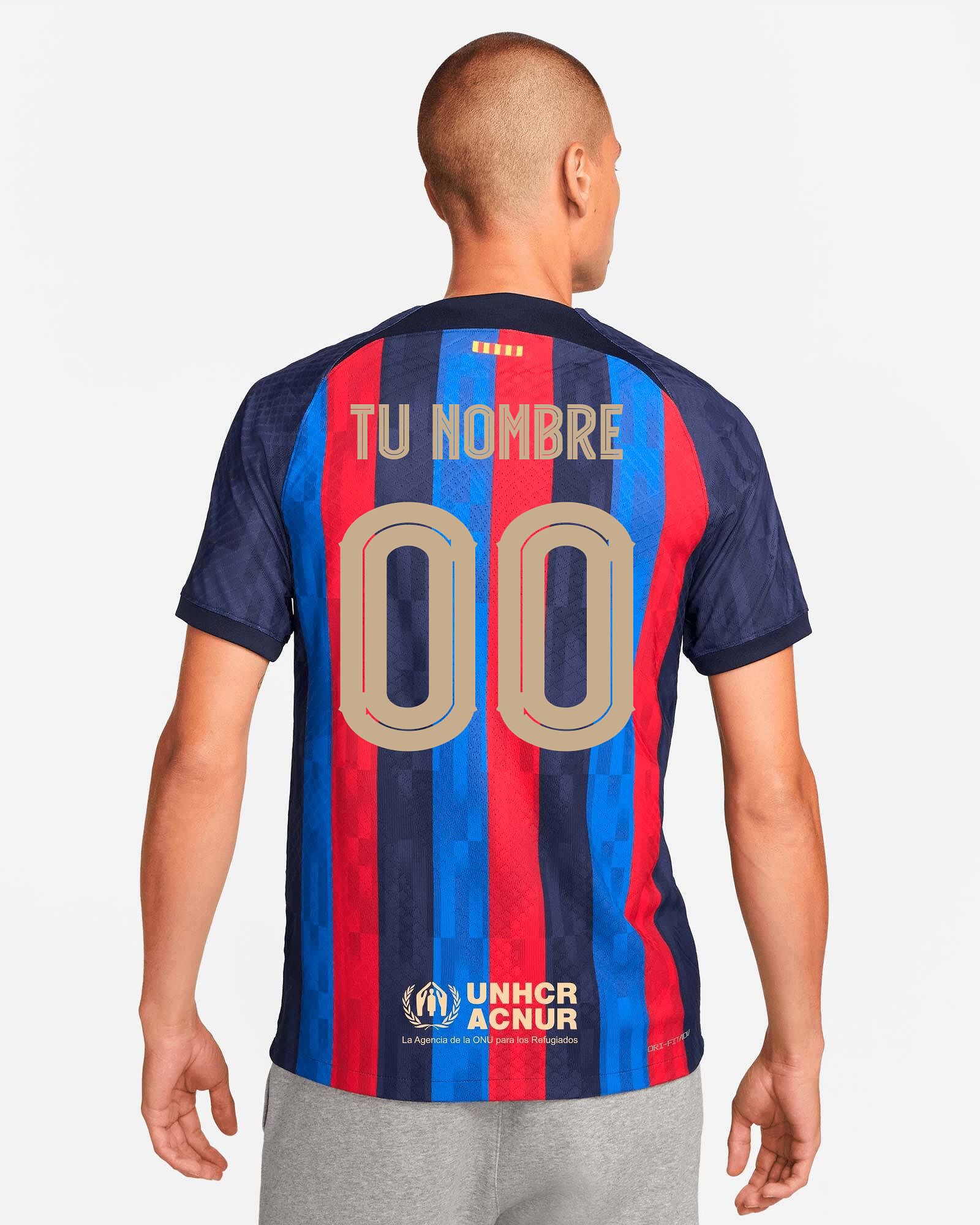 Camiseta 1 FC Barcelona 2022 2023 version Match Personalizada para Hombre