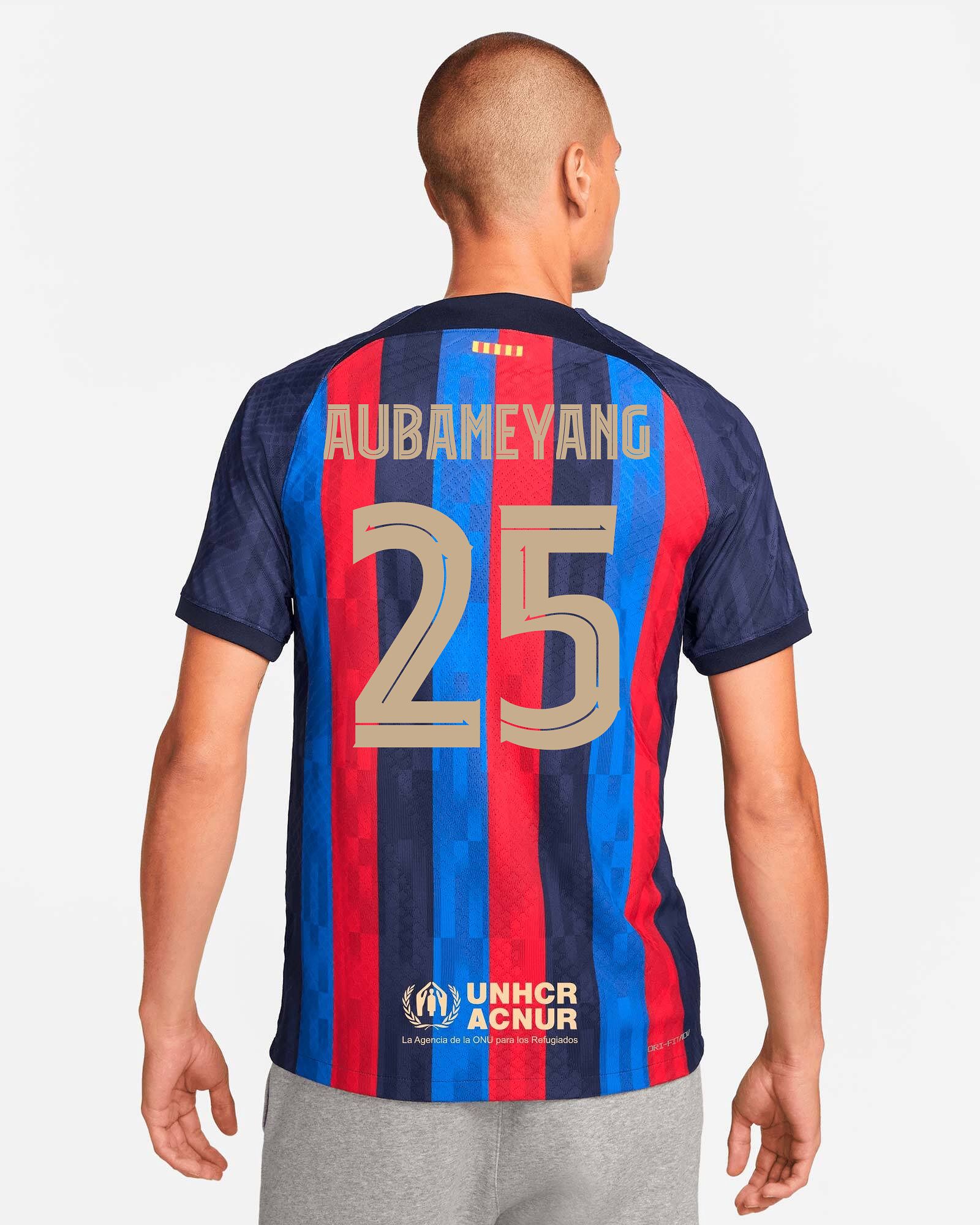 Camiseta 1ª FC Barcelona 2022/2023 Match Aubameyang - Fútbol Factory