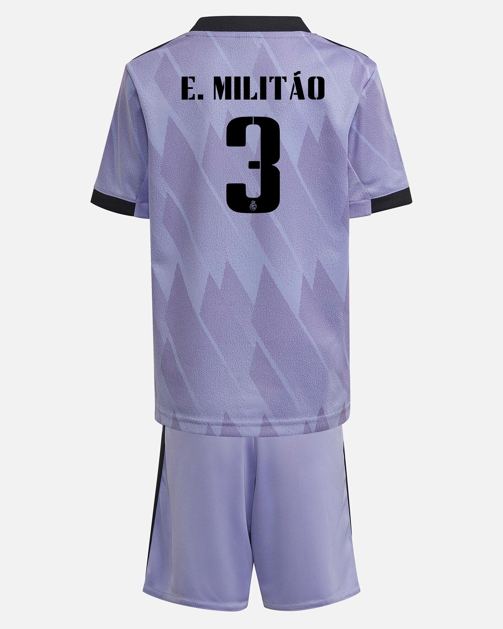 Miniconjunto 2ª Real Madrid 2022/2023 E. Militão - Fútbol Factory