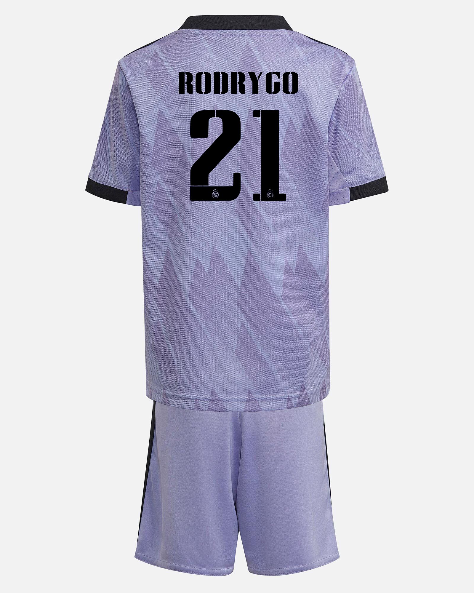 Miniconjunto 2ª Real Madrid 2022/2023 Rodrygo - Fútbol Factory