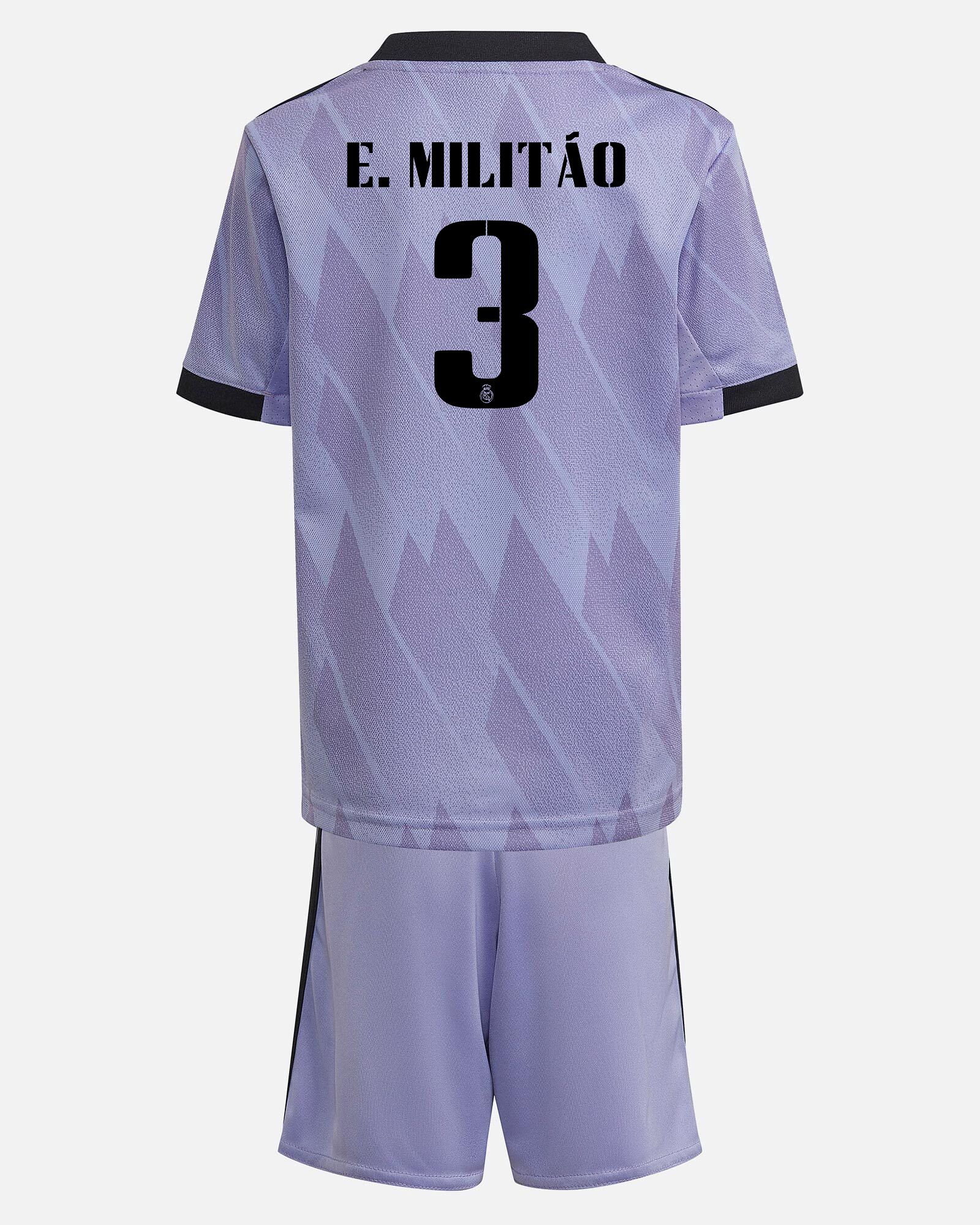 Conjunto 2ª Real Madrid 2022/2023 E. Militão - Fútbol Factory