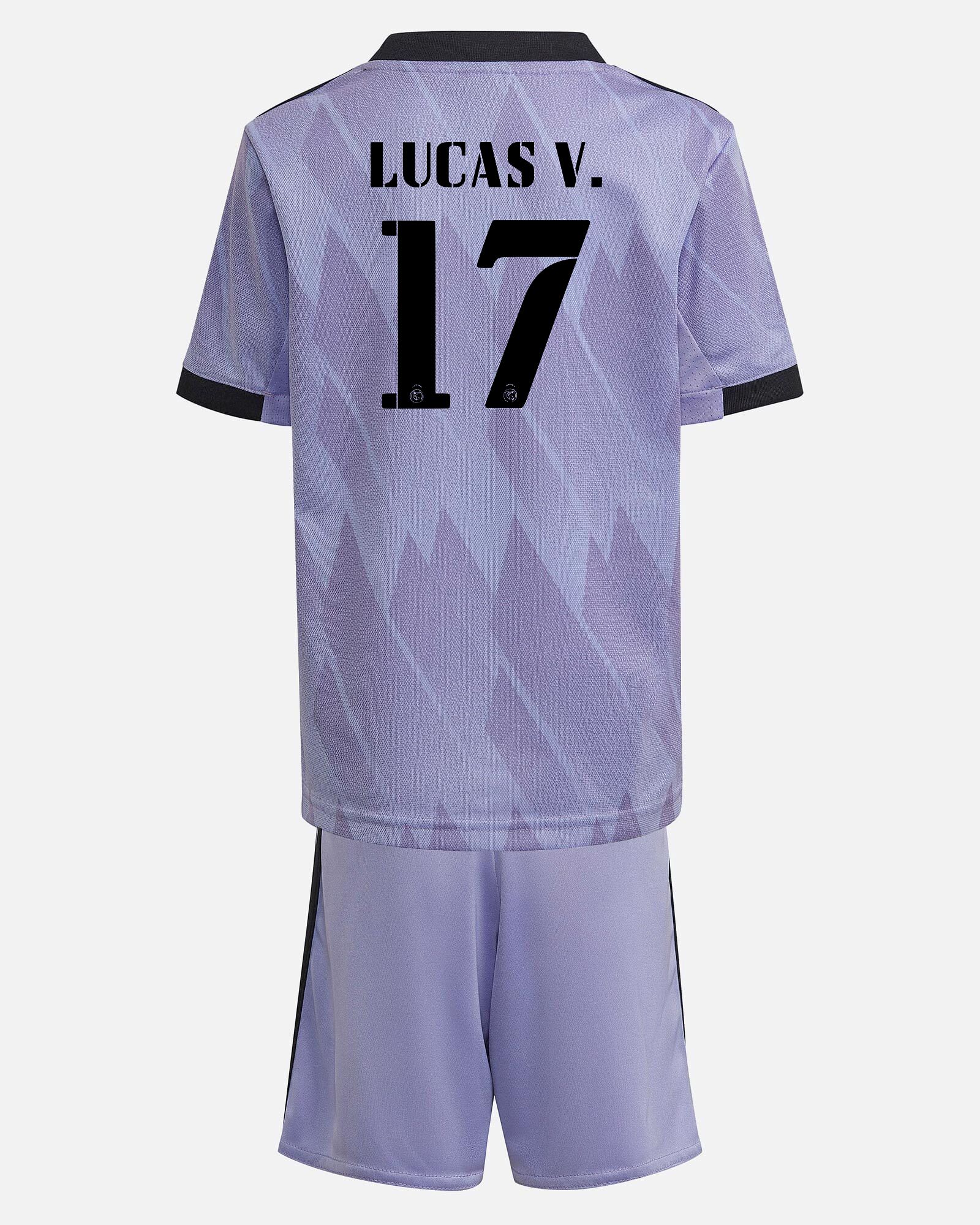 Conjunto 2ª Real Madrid 2022/2023 Lucas V. - Fútbol Factory