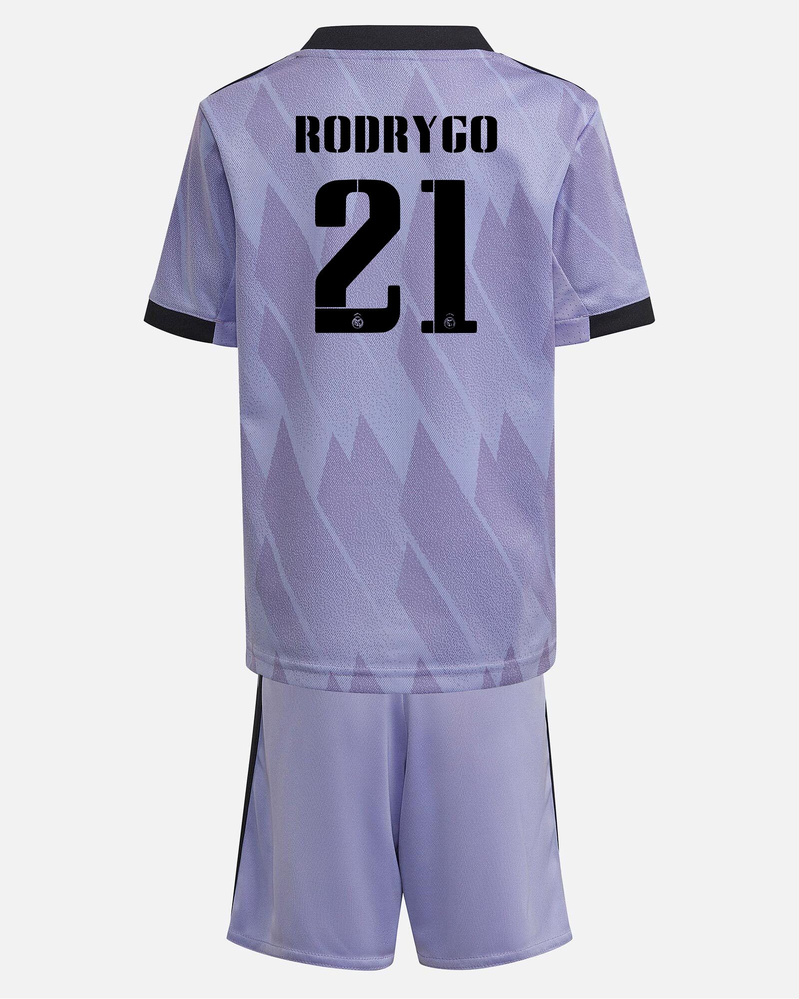 Conjunto 2ª Real Madrid 2022/2023 Rodrygo - Fútbol Factory