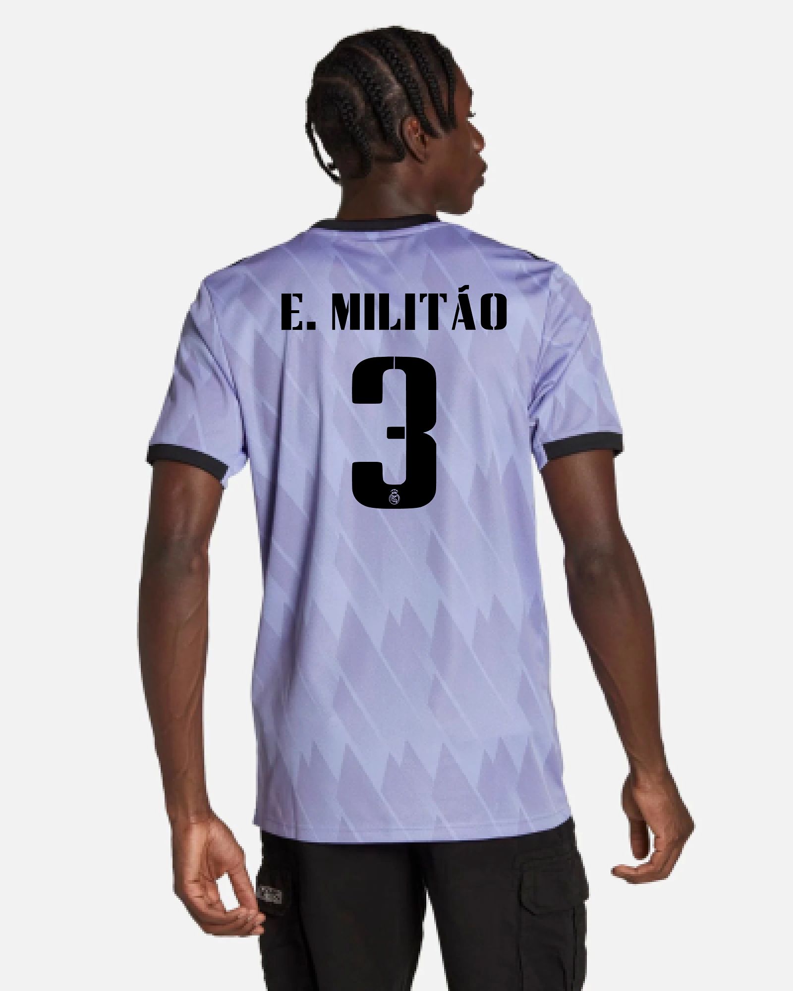 Camiseta 2ª Real Madrid 2022/2023 E. Militão - Fútbol Factory