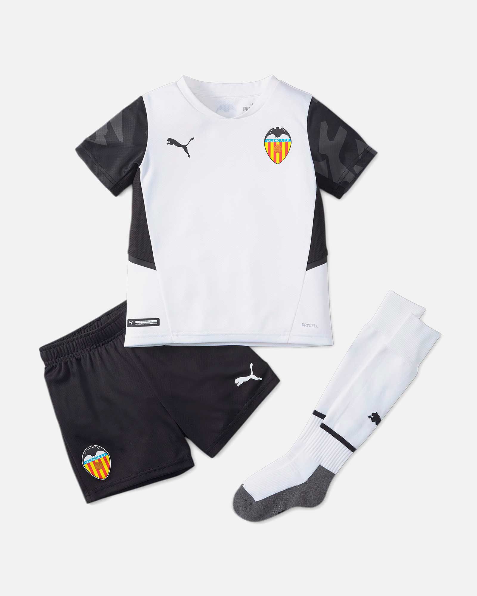Conjunto 1ª Valencia CF 2021/2022 - Fútbol Factory