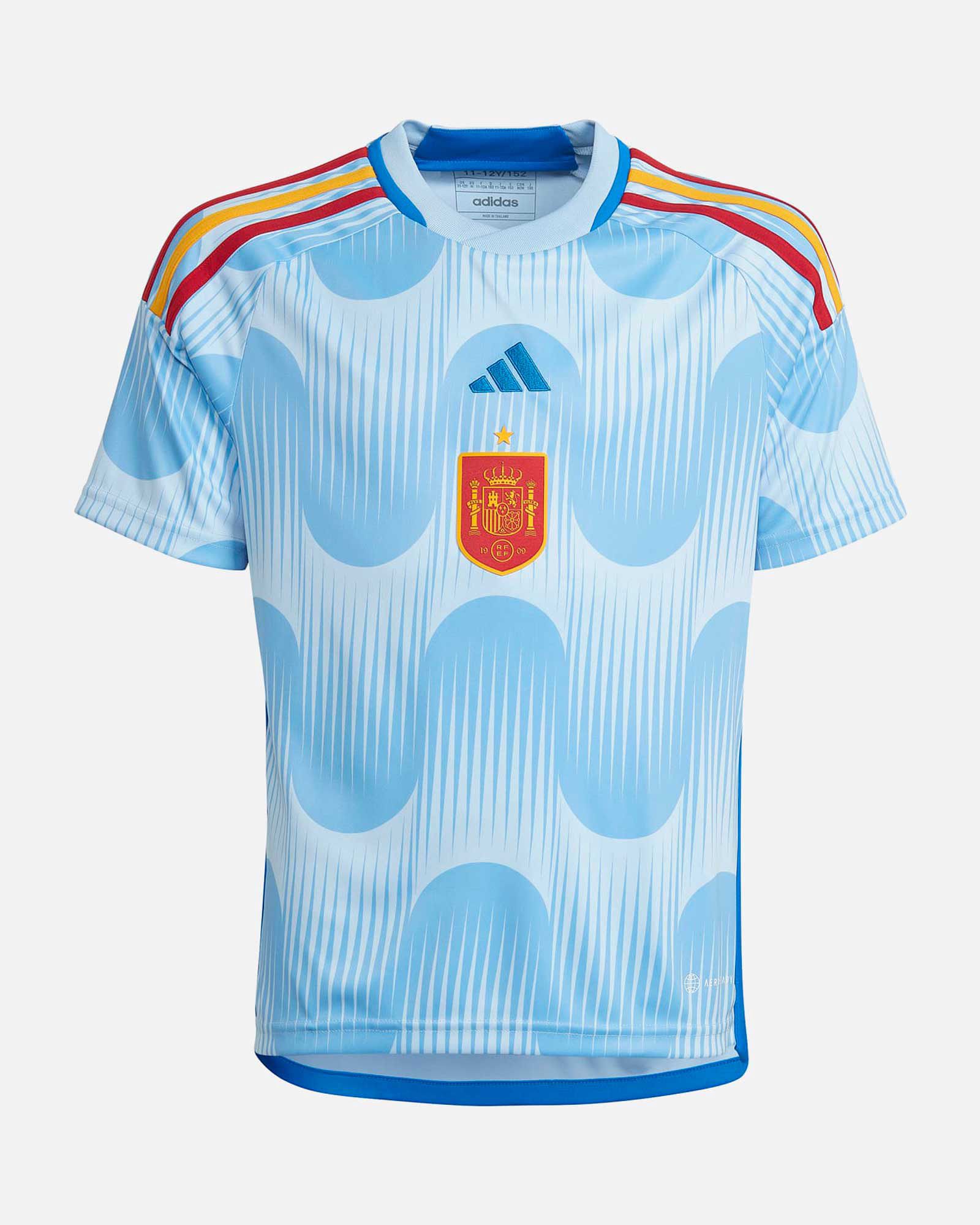 Camiseta 2 Espana para el Mundial Qatar 2022 para Nino