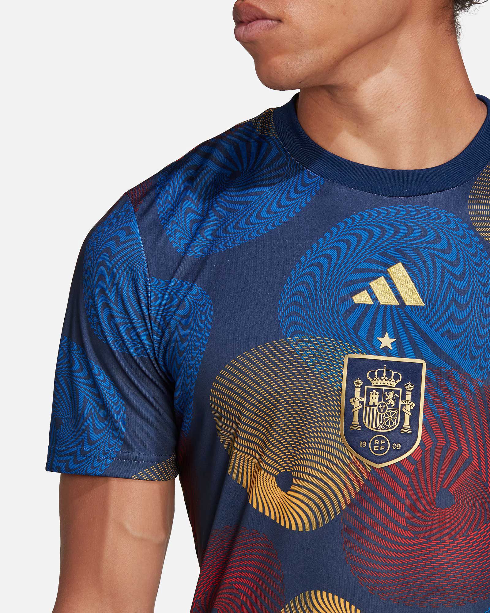 Camiseta España 2022/2023 Prematch - Fútbol Factory