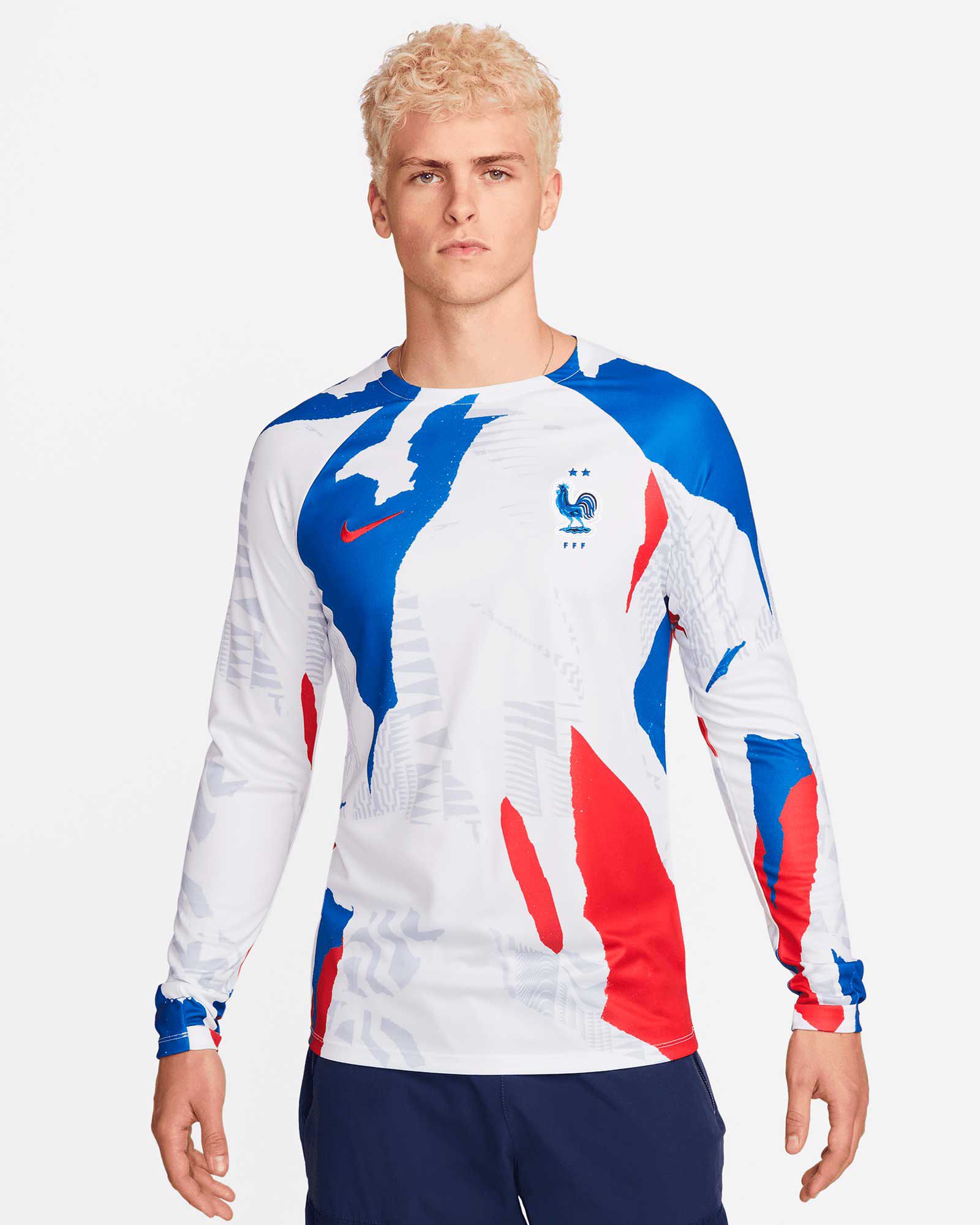 Camiseta Francia 2022/2023 Prematch - Fútbol Factory