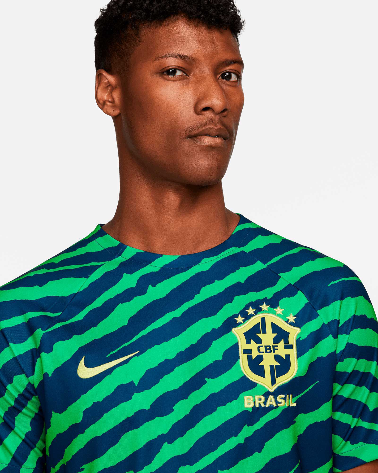 Camiseta Brasil 2022/2023 Prematch - Fútbol Factory