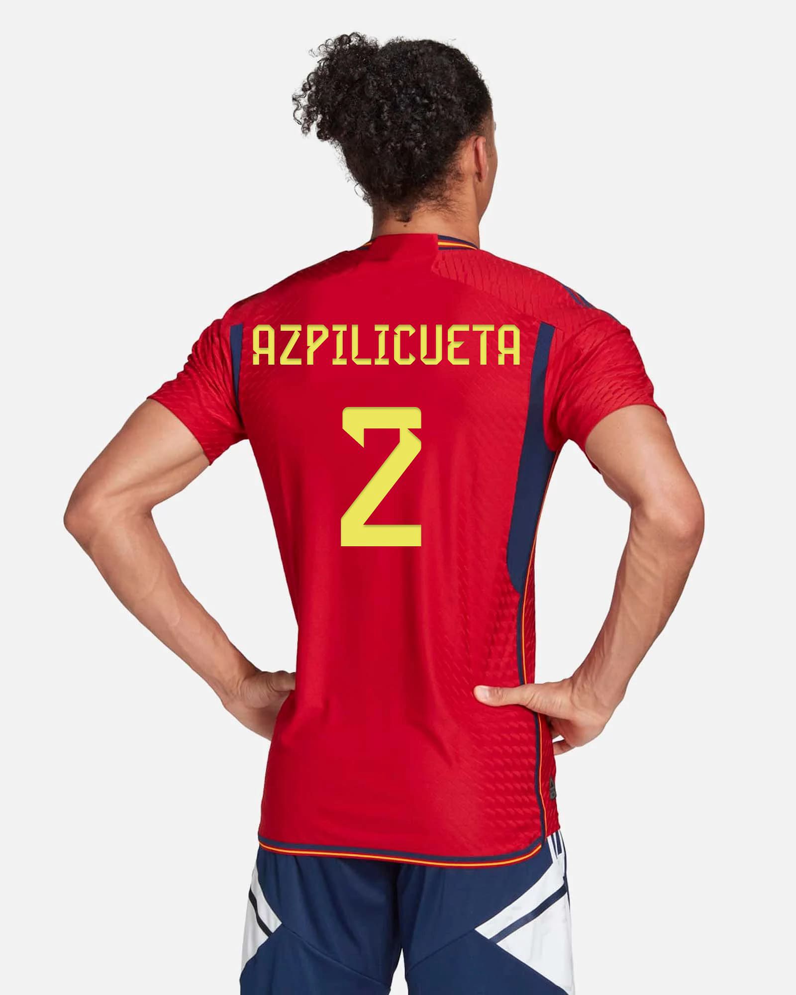 Camiseta 1ª España 2022/2023 Authentic Azpilicueta - Fútbol Factory