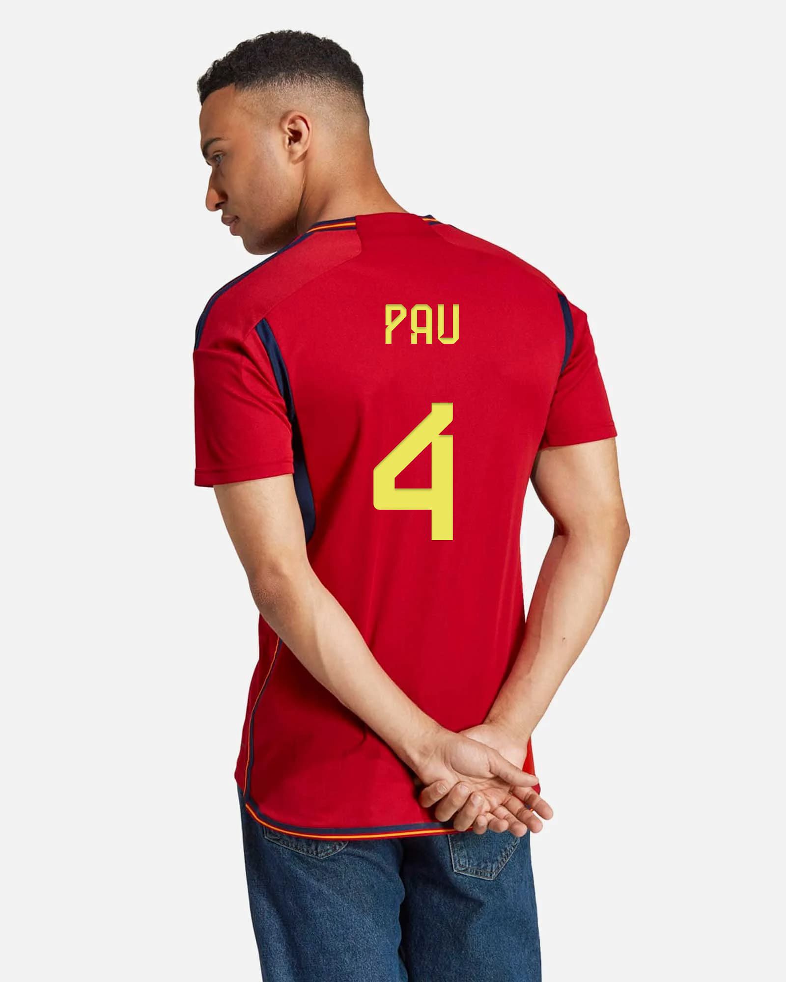 Camiseta 1ª España 2022/2023 Pau - Fútbol Factory