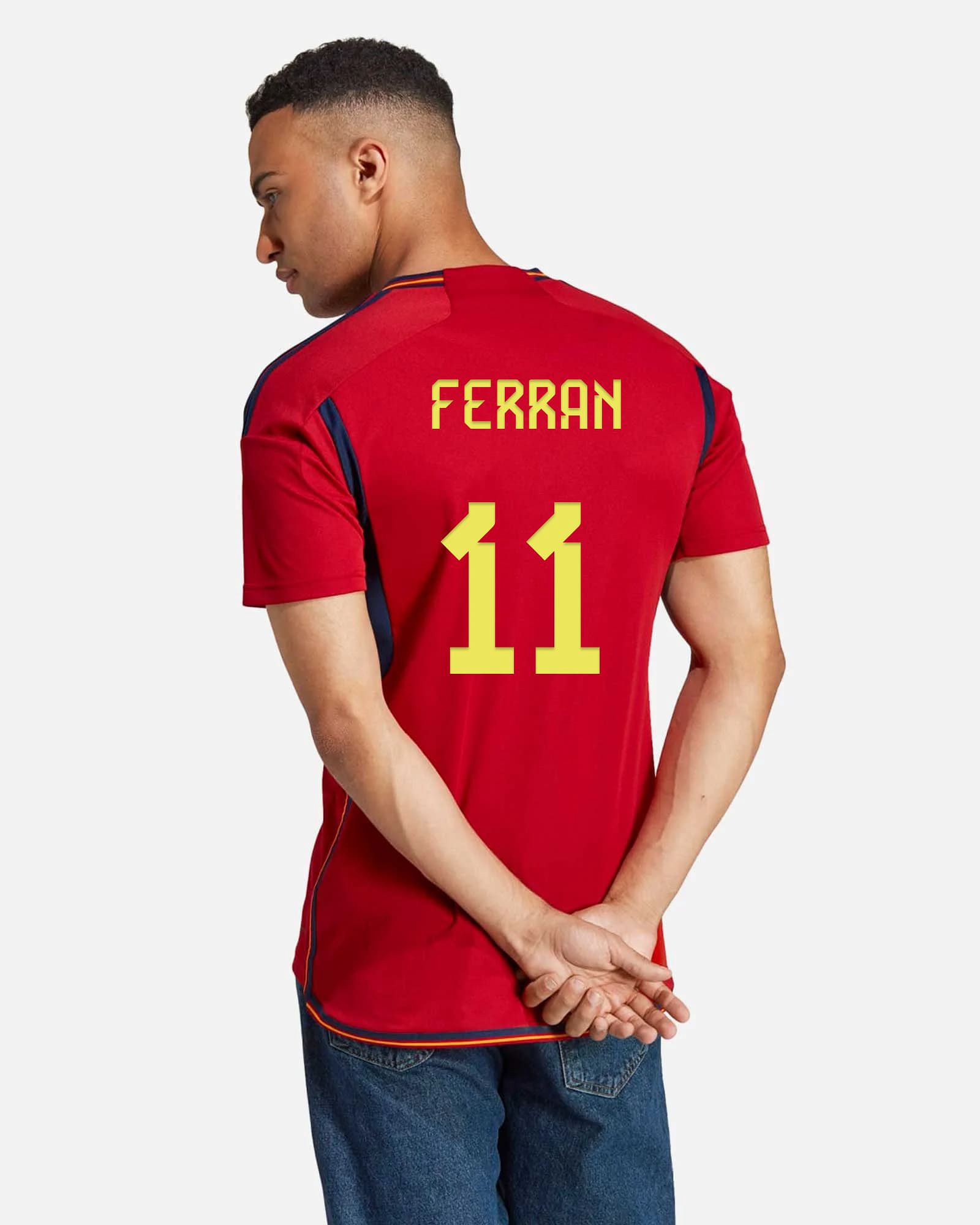 Camiseta 1ª España 2022/2023 Ferran - Fútbol Factory