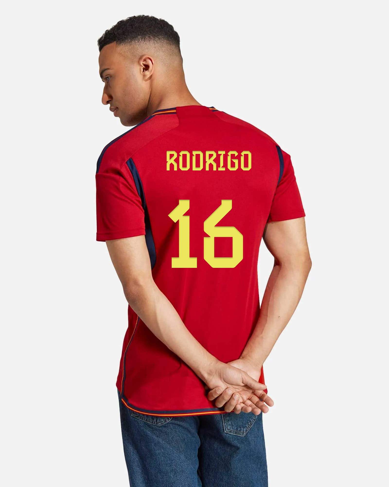 Camiseta 1ª España 2022/2023 Rodrigo - Fútbol Factory