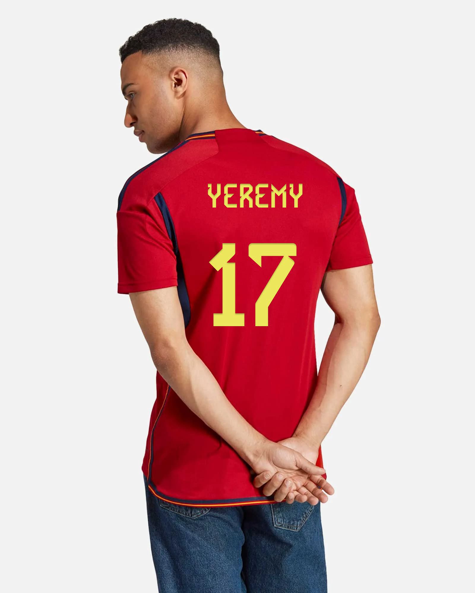 Camiseta 1ª España 2022/2023 Yeremy - Fútbol Factory