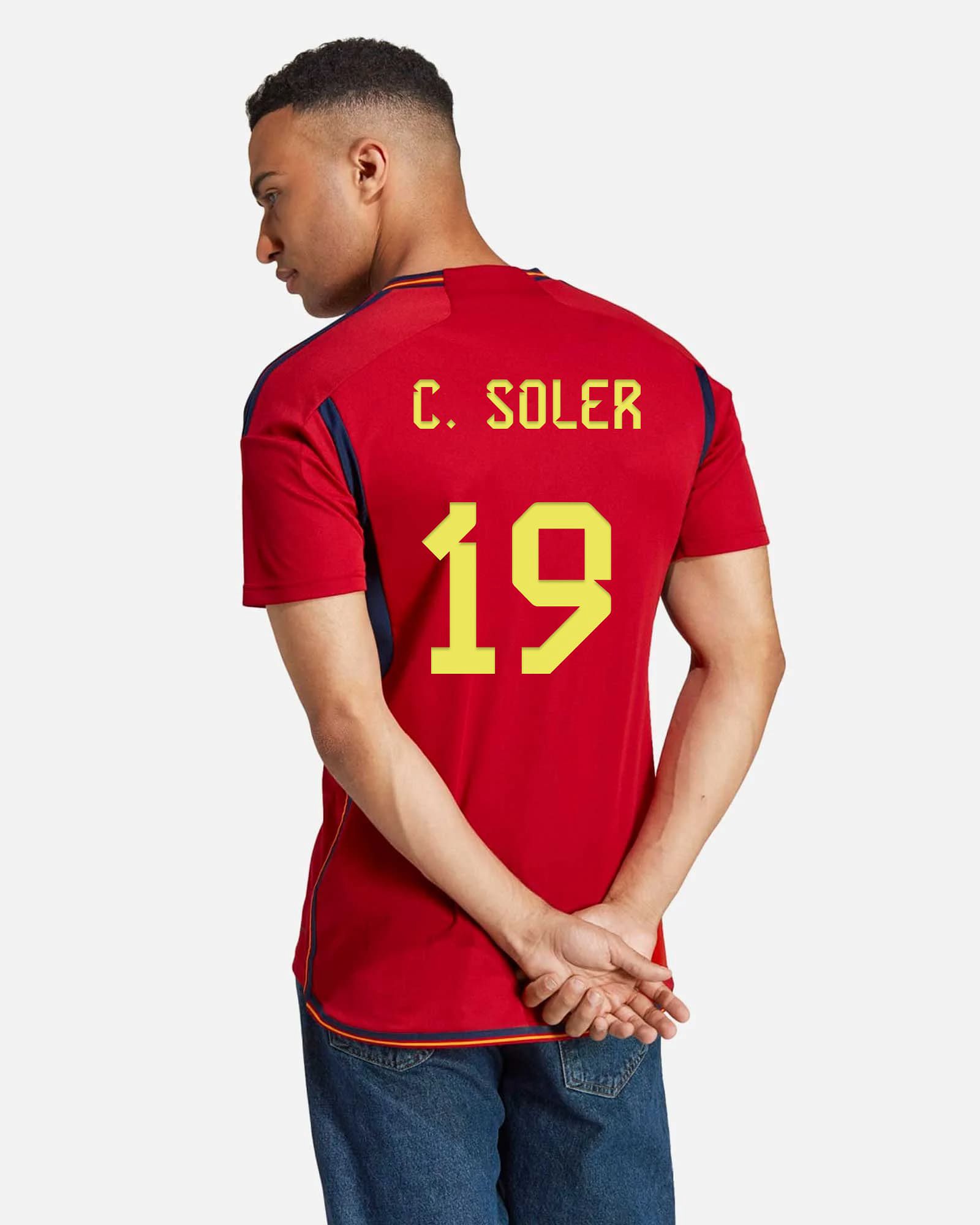 Camiseta 1ª España 2022/2023 C.Soler - Fútbol Factory