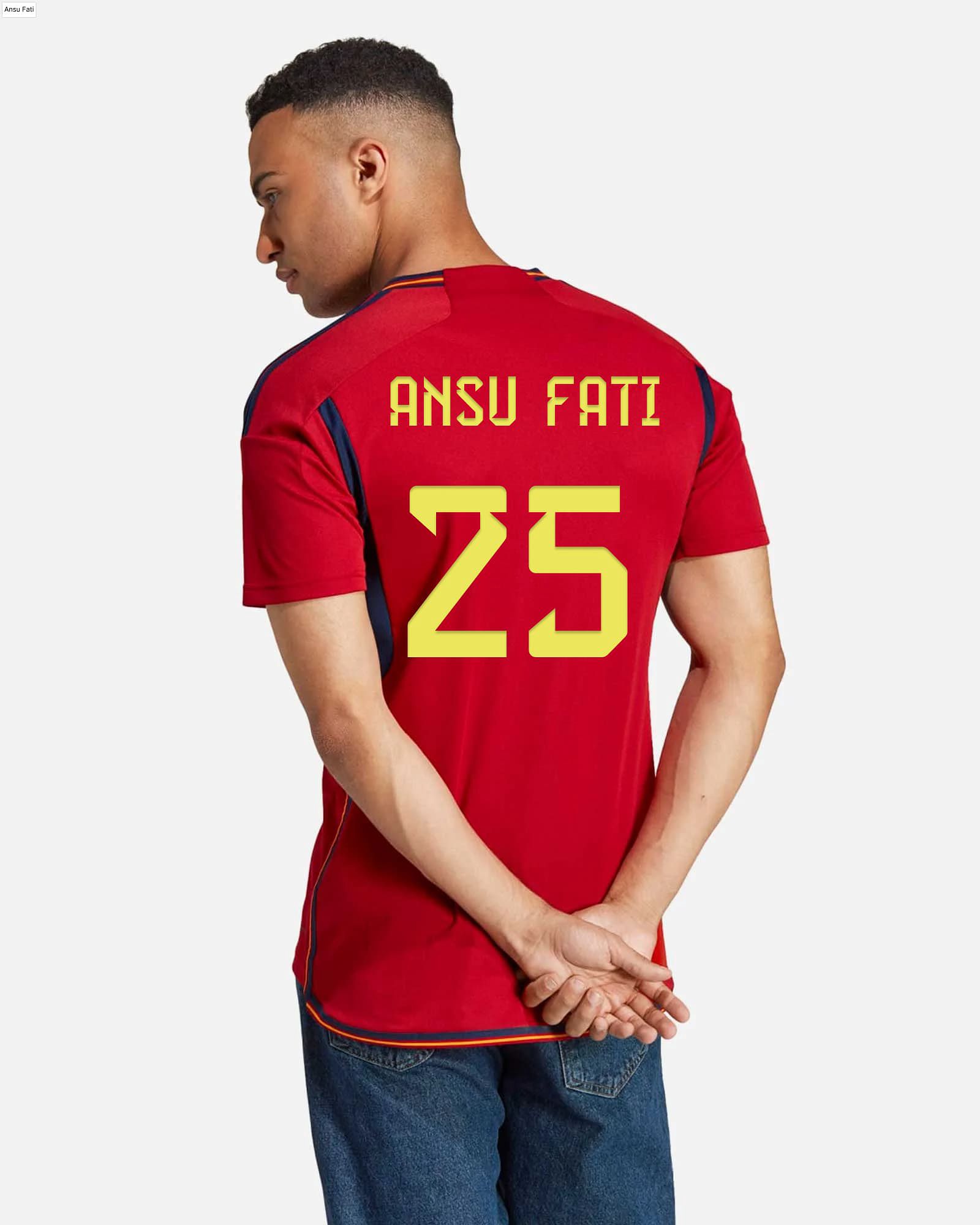 Camiseta 1ª España 2022/2023 Ansu Fati - Fútbol Factory