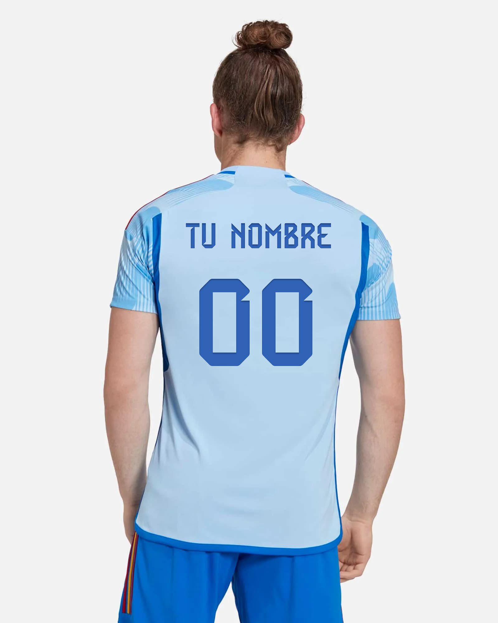 Camiseta 2ª España 2022/2023 PERSONALIZADO - Fútbol Factory