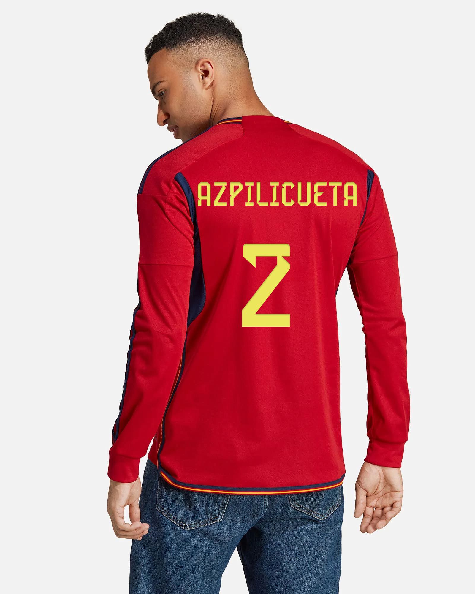 Camiseta 1ª España 2022/2023 LS Azpilicueta - Fútbol Factory