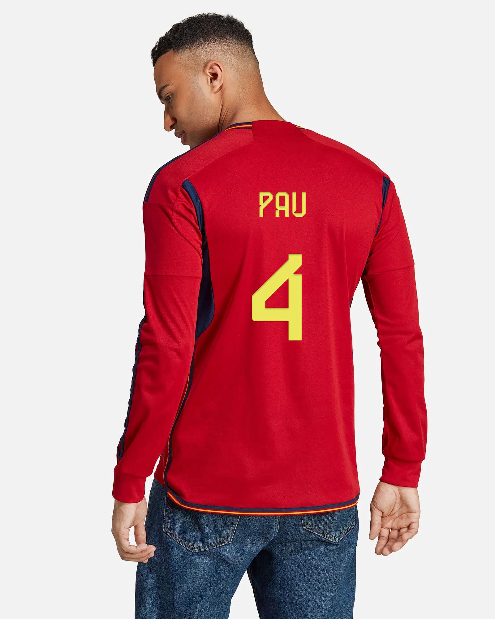 Camiseta 1ª España 2022/2023 LS Pau - Fútbol Factory