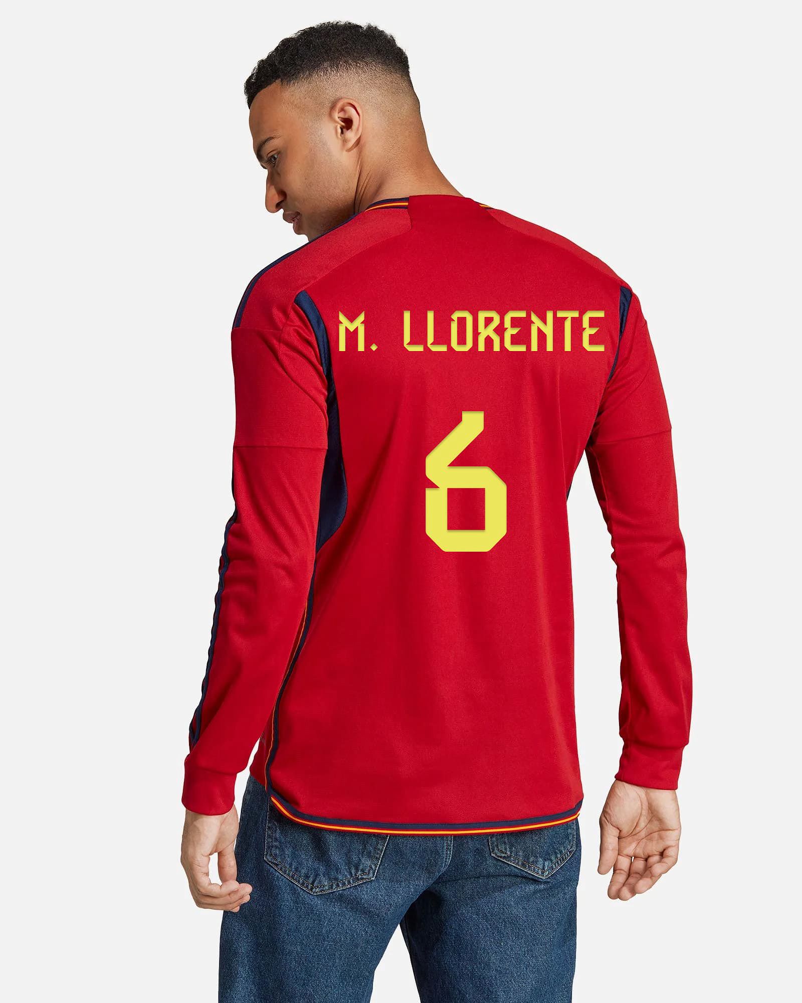 Camiseta 1ª España 2022/2023 LS M.Llorente - Fútbol Factory