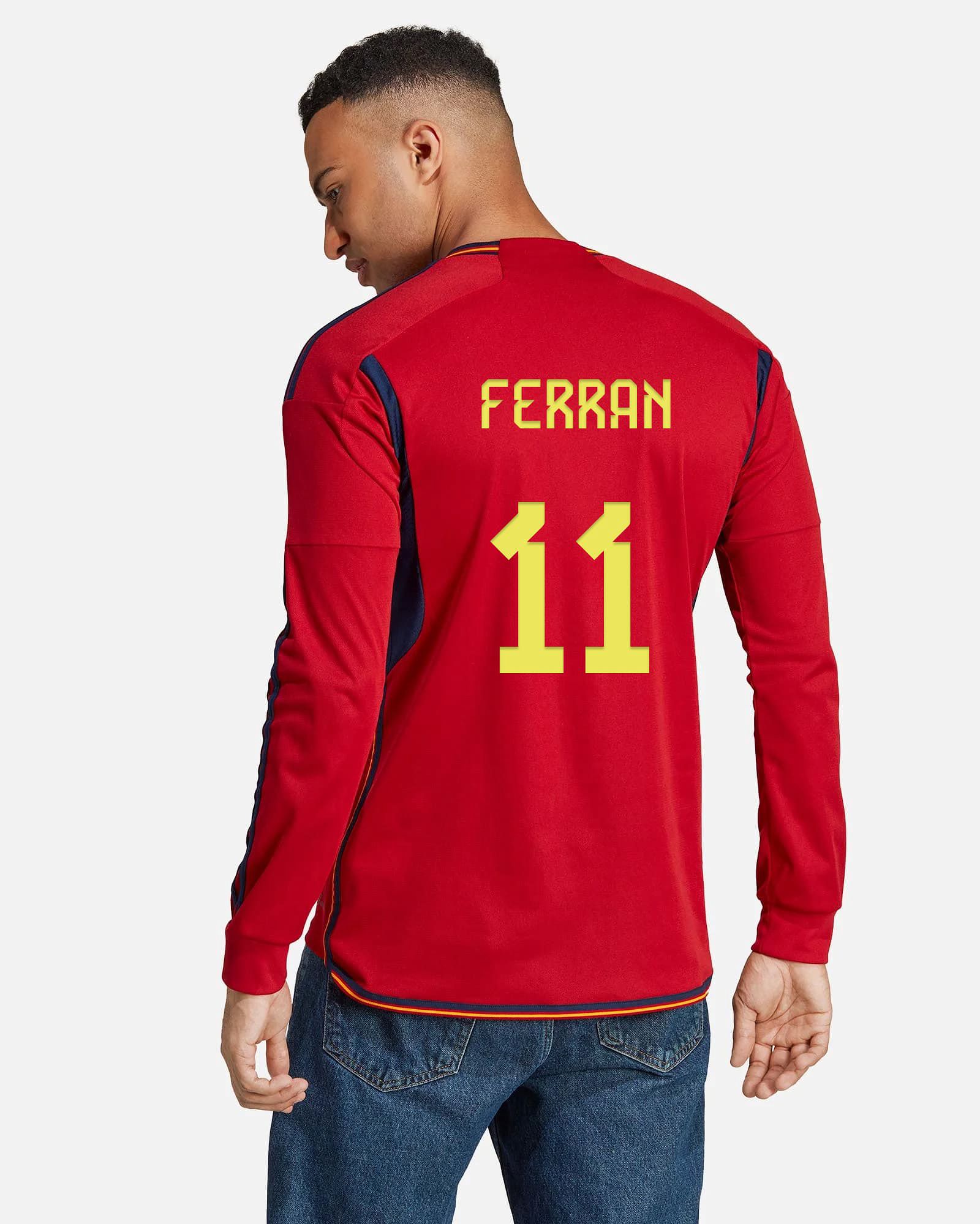 Camiseta 1ª España 2022/2023 LS Ferran - Fútbol Factory