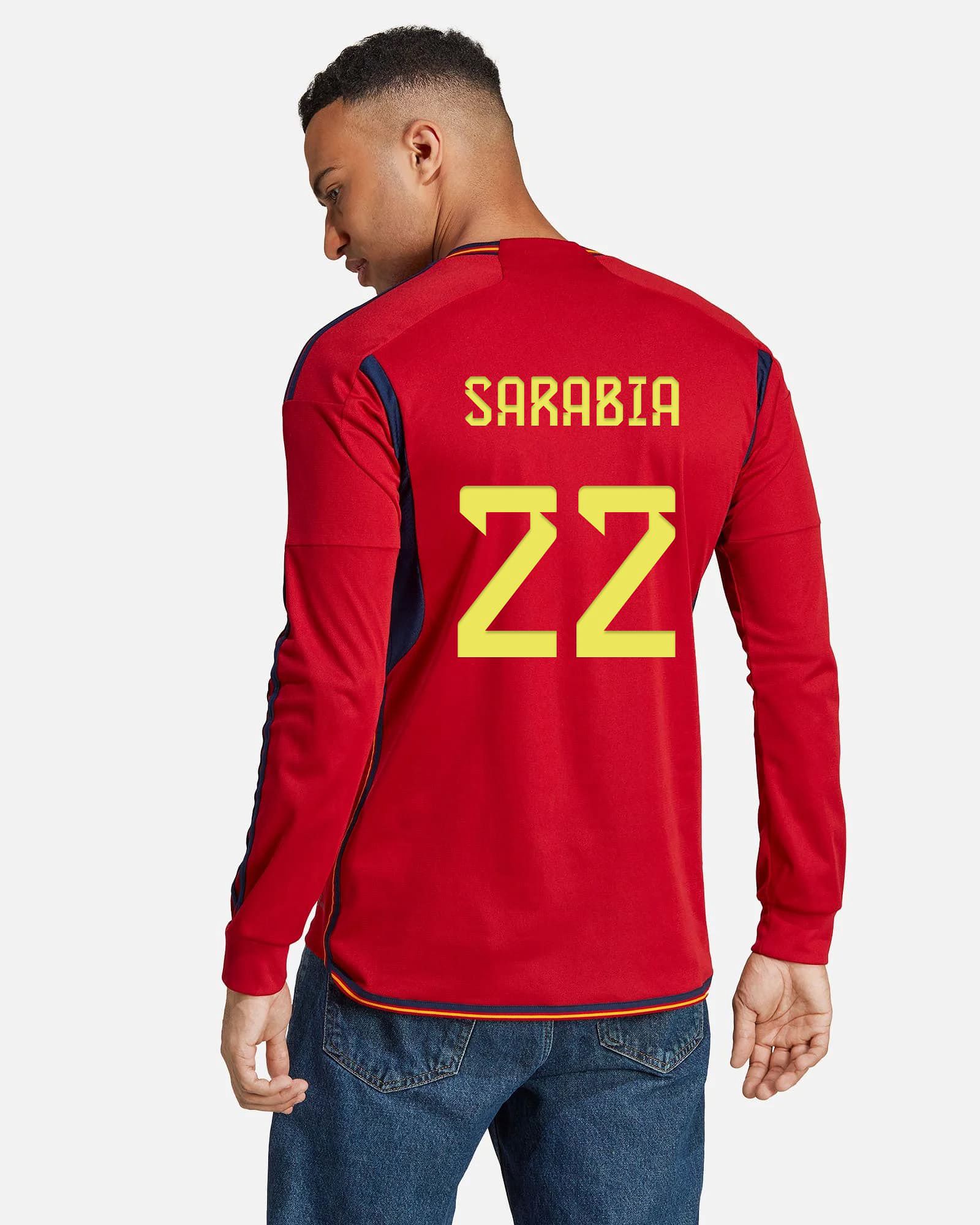 Camiseta 1ª España 2022/2023 LS Sarabia - Fútbol Factory