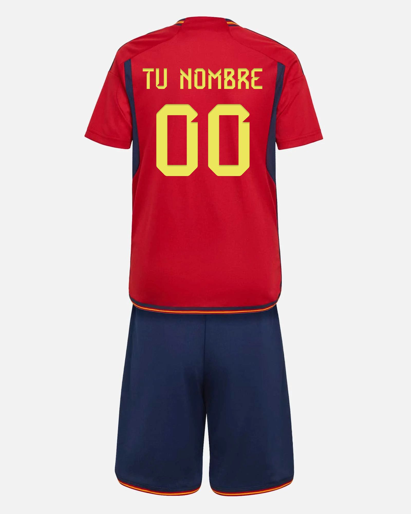 Conjunto 1ª España 2022/2023 PERSONALIZADO - Fútbol Factory