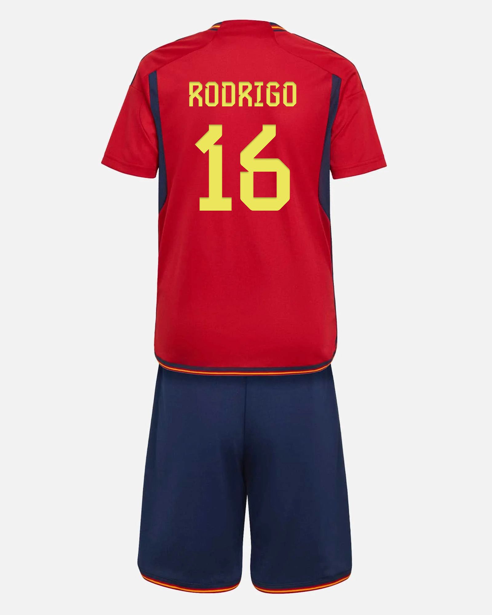 Conjunto 1ª España 2022/2023 Rodrigo - Fútbol Factory