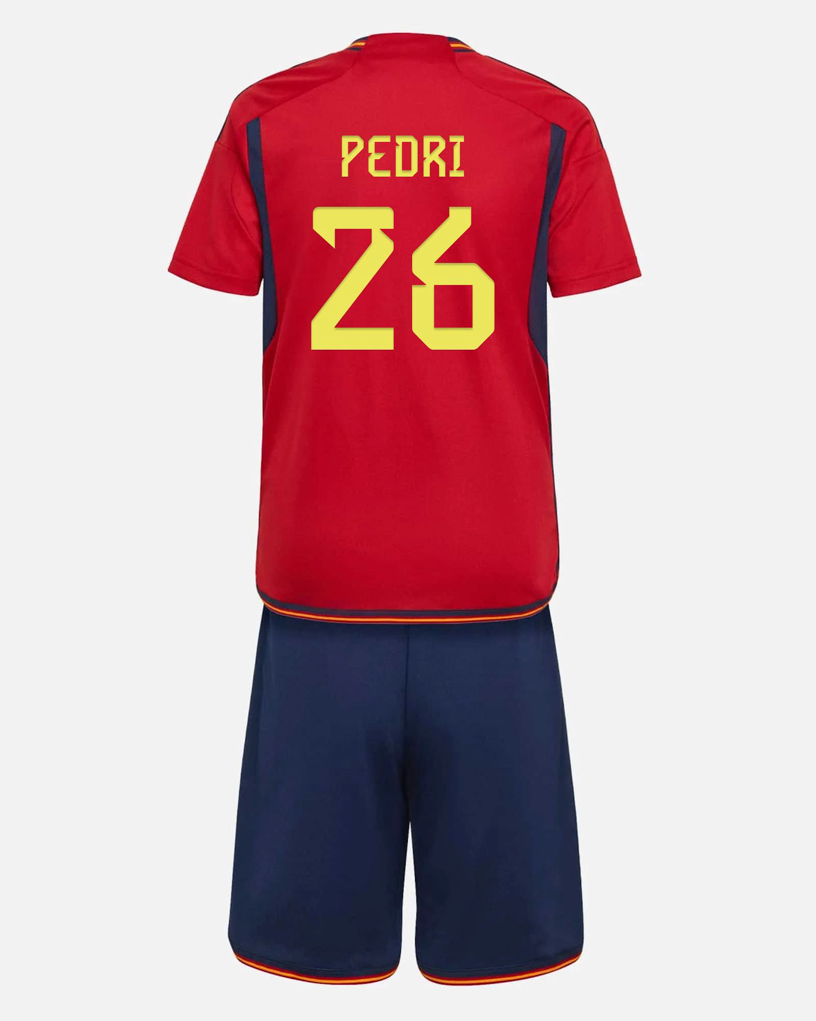 Conjunto 1ª España 2022/2023 Pedri - Fútbol Factory