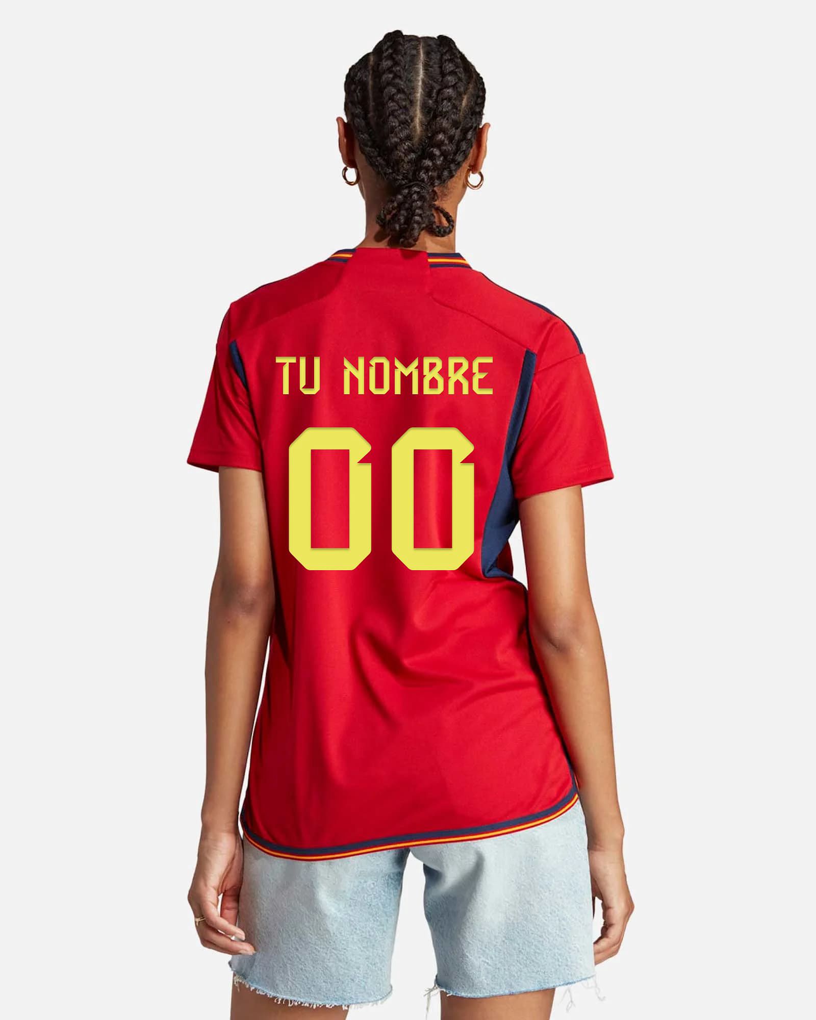 Camiseta 1ª España 2022/2023 PERSONALIZADO - Fútbol Factory