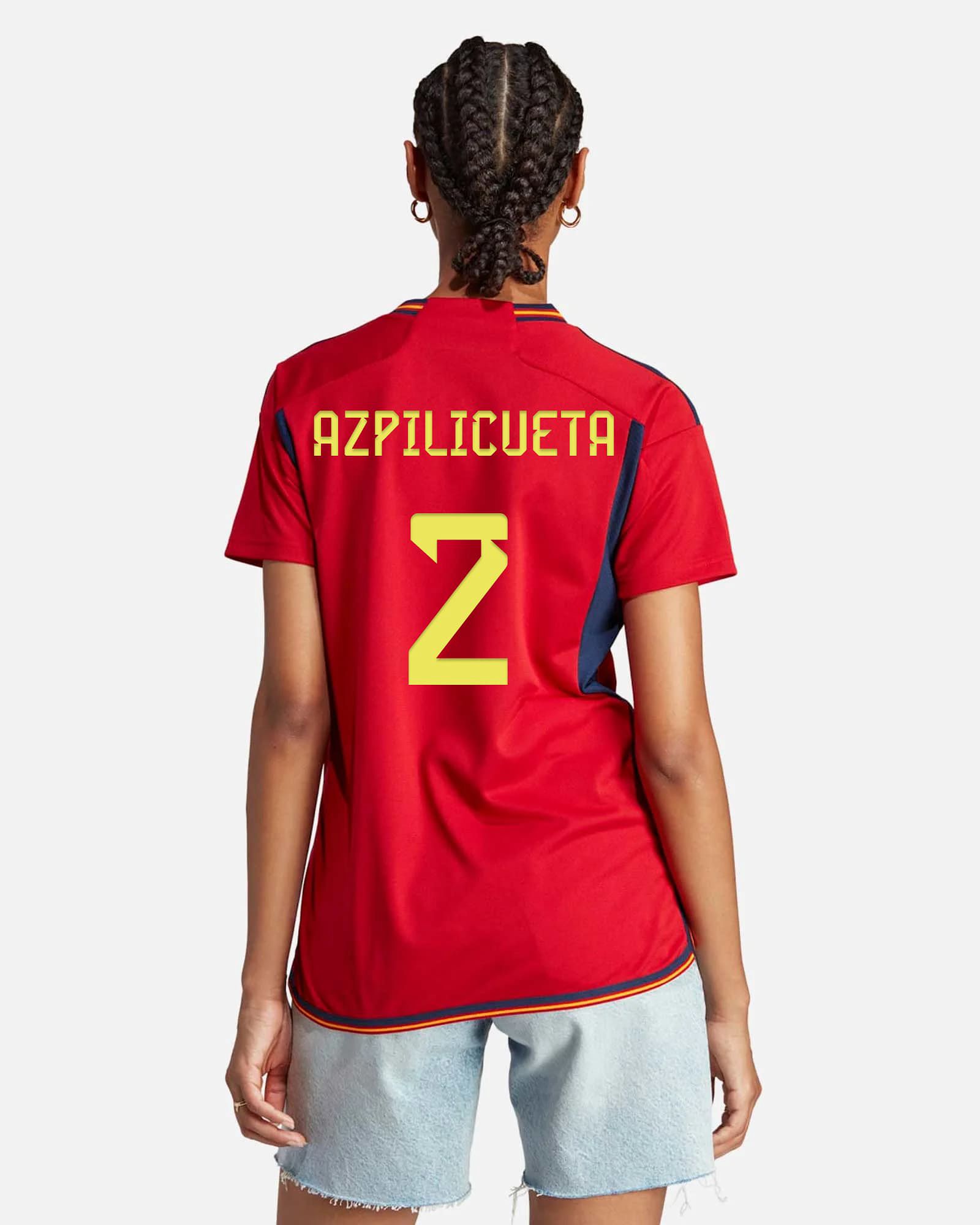 Camiseta 1ª España 2022/2023 Azpilicueta - Fútbol Factory