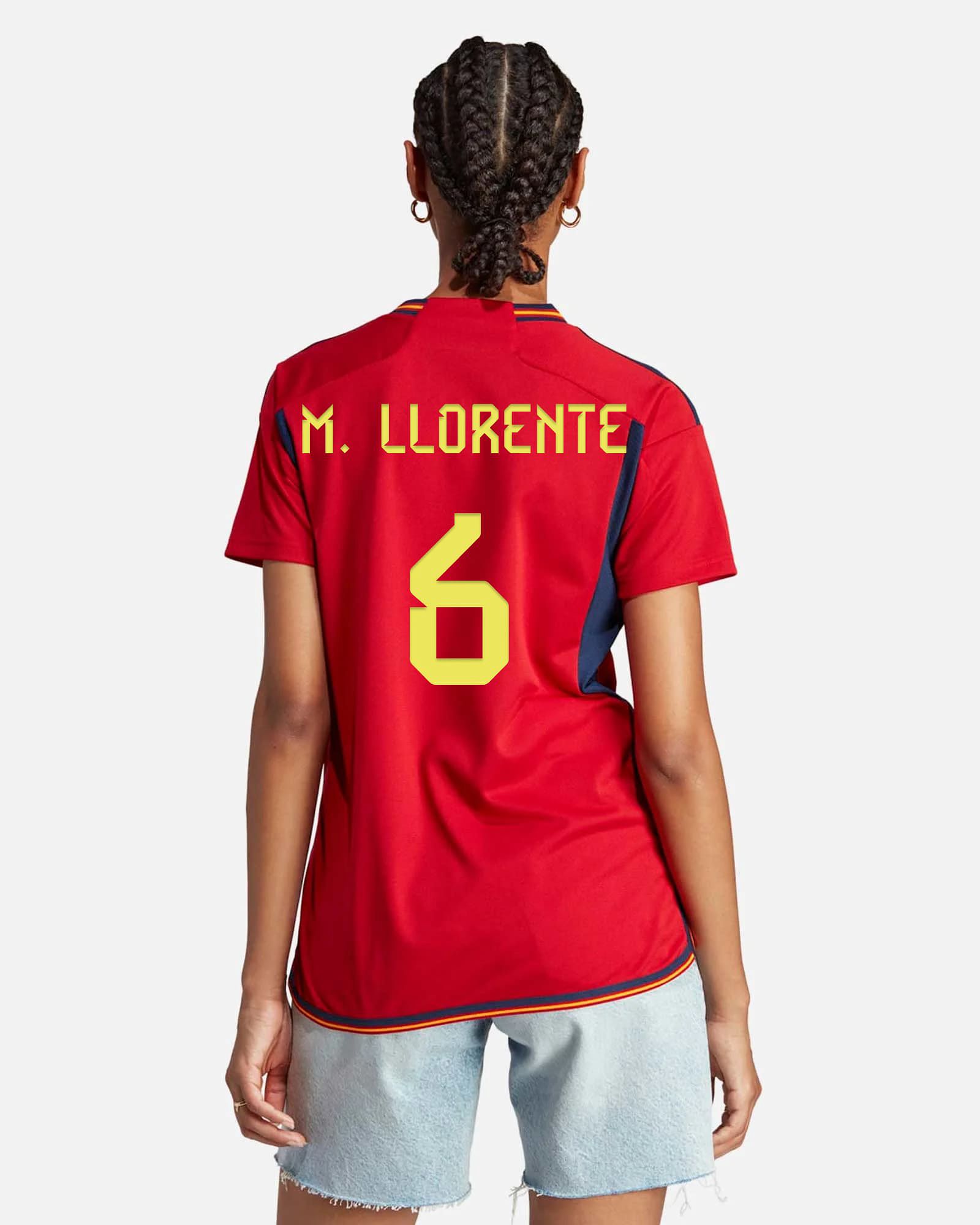 Camiseta 1ª España 2022/2023 M.Llorente - Fútbol Factory