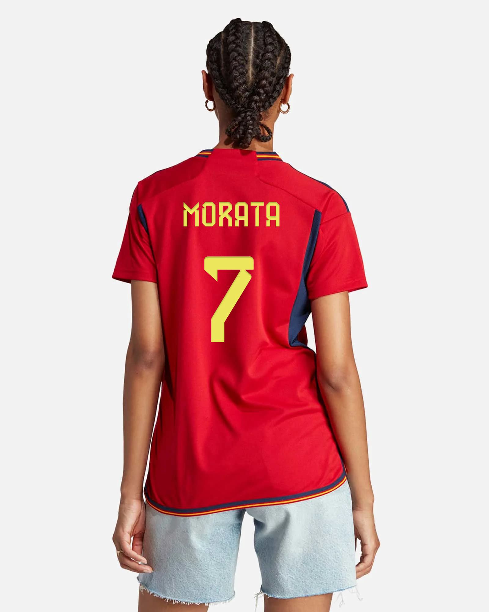 Camiseta 1ª España 2022/2023 Morata - Fútbol Factory