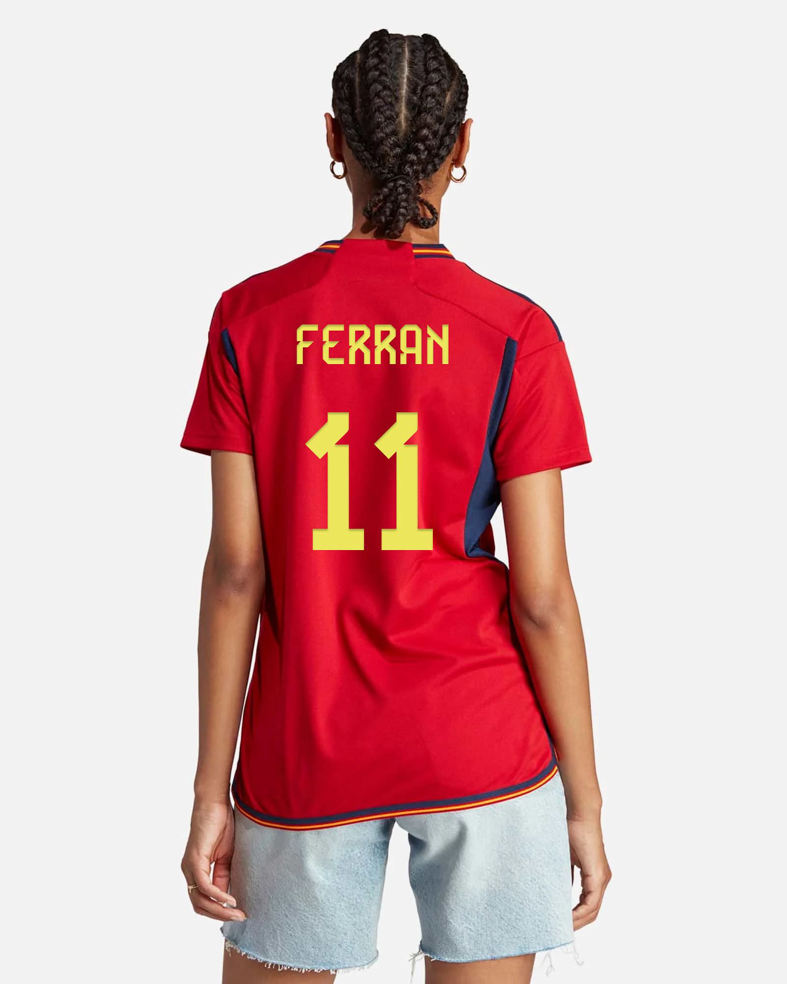 Camiseta 1ª España 2022/2023 Ferran - Fútbol Factory