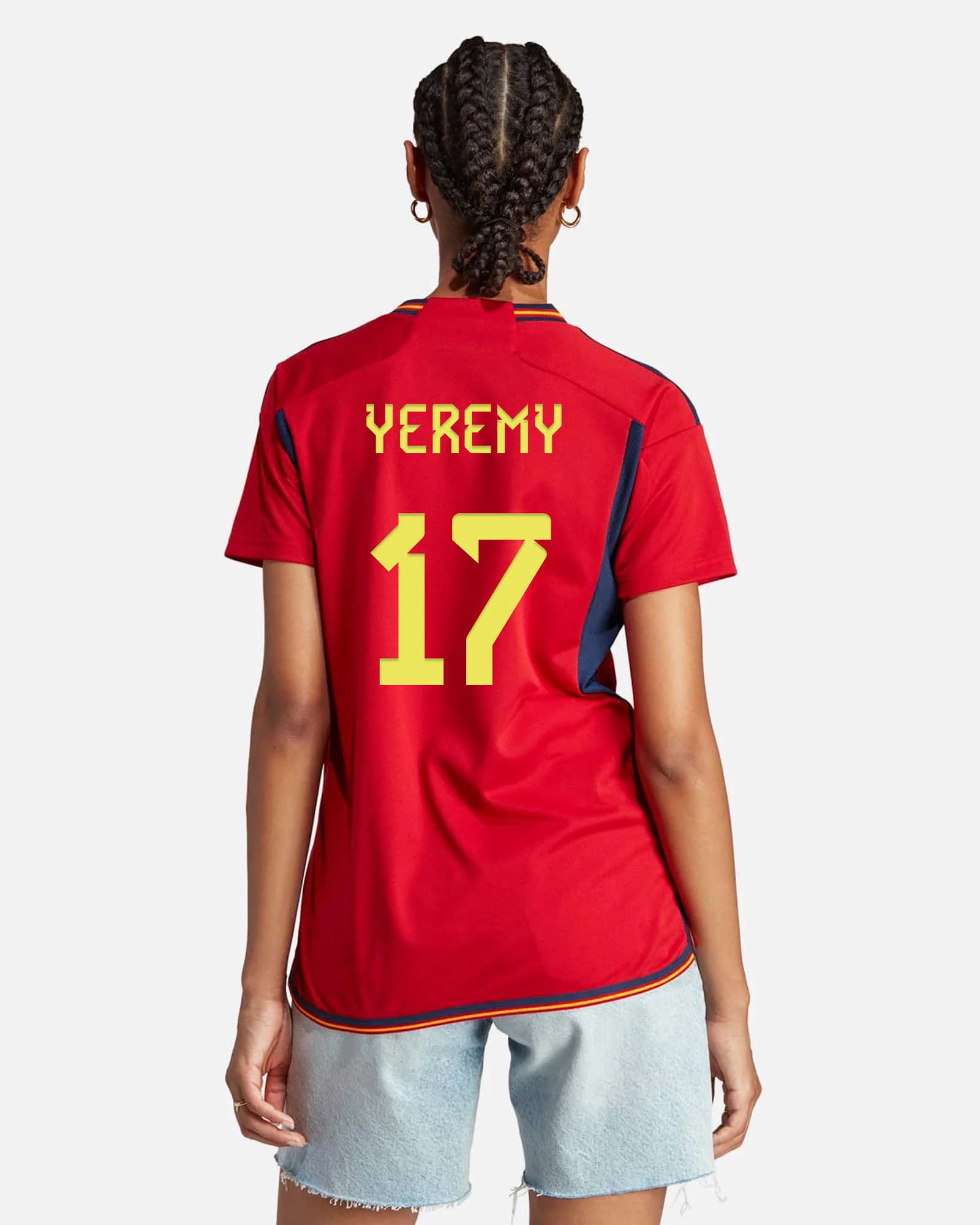 Camiseta 1ª España 2022/2023 Yeremy - Fútbol Factory