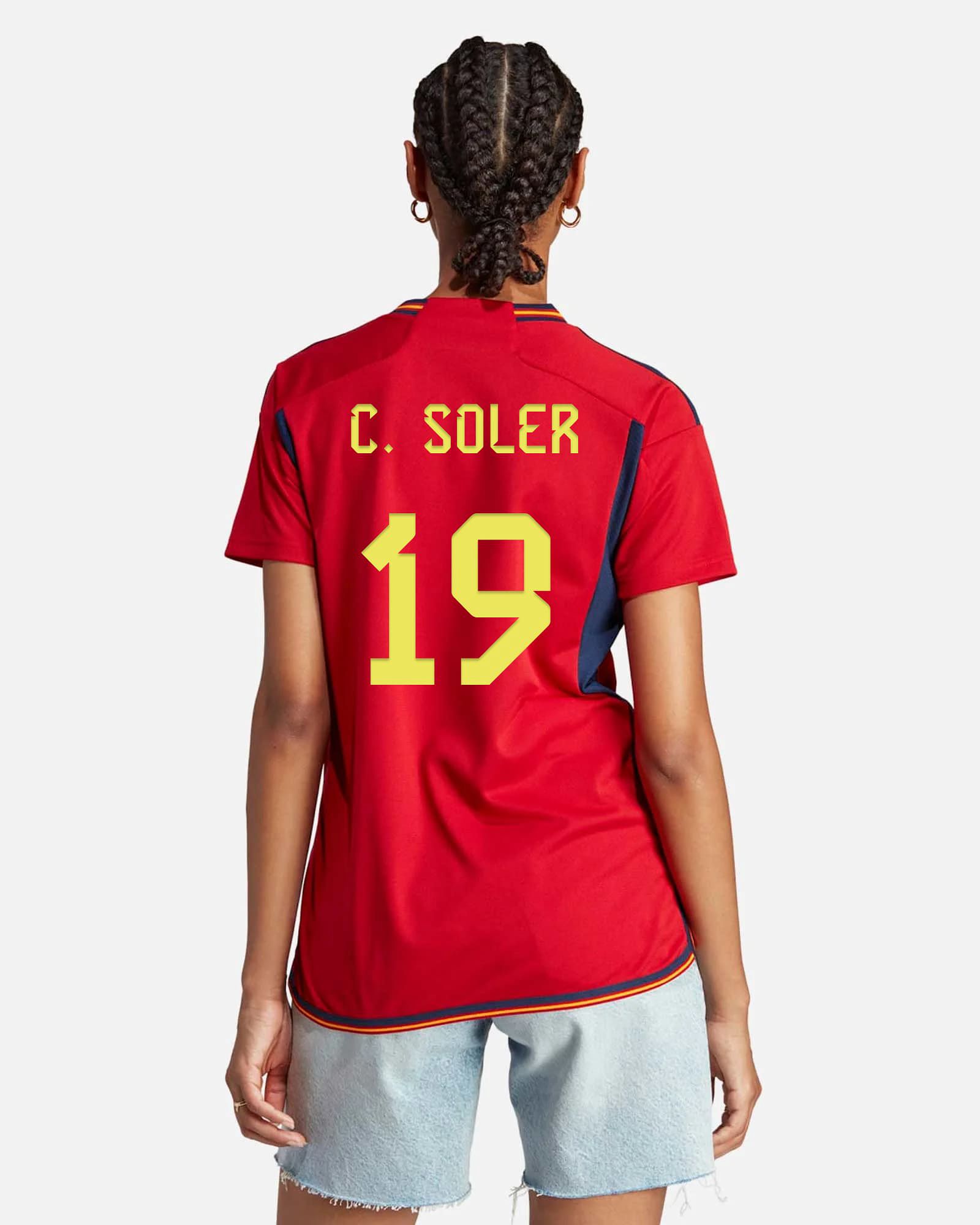 Camiseta 1ª España 2022/2023 C.Soler - Fútbol Factory