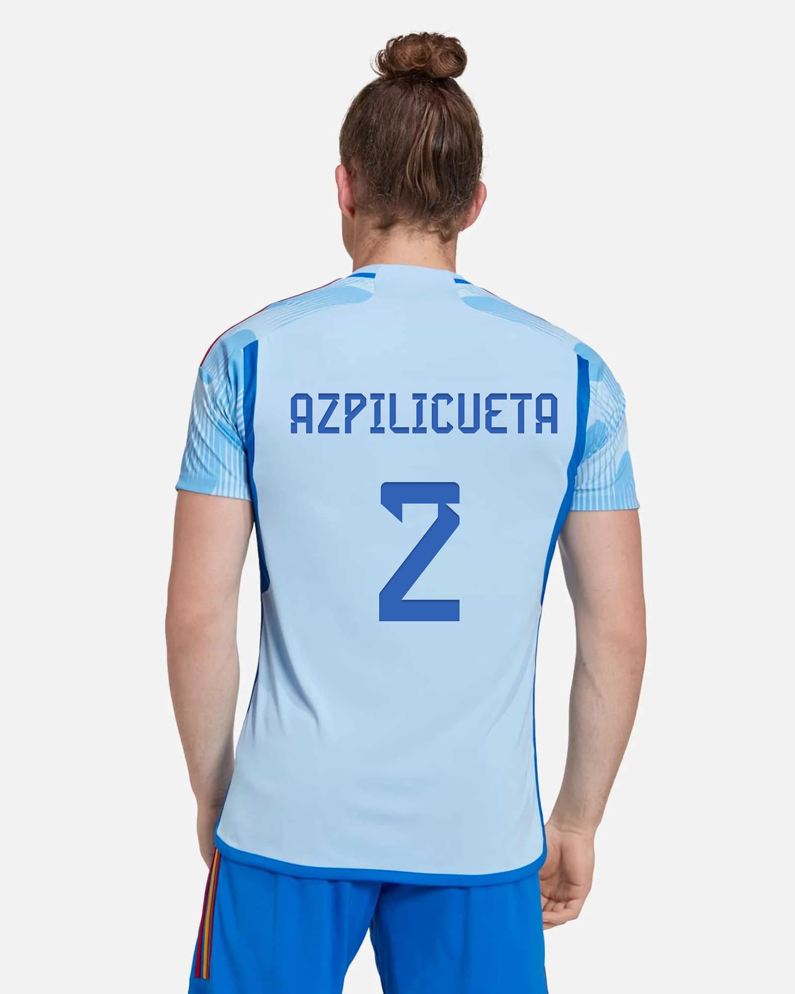 Camiseta 2ª España 2022/2023 Azpilicueta - Fútbol Factory