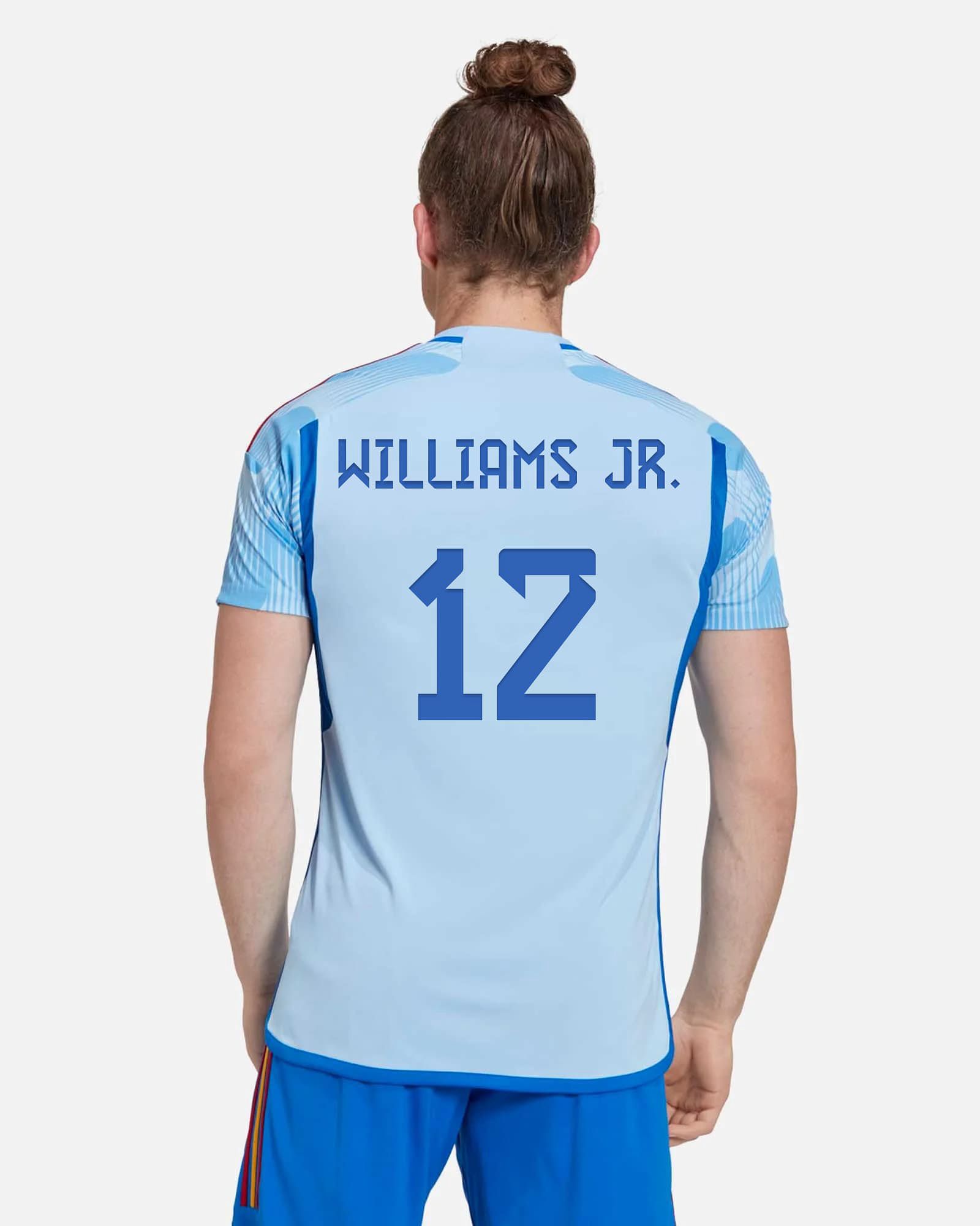 Camiseta 2ª España 2022/2023 Willians - Fútbol Factory