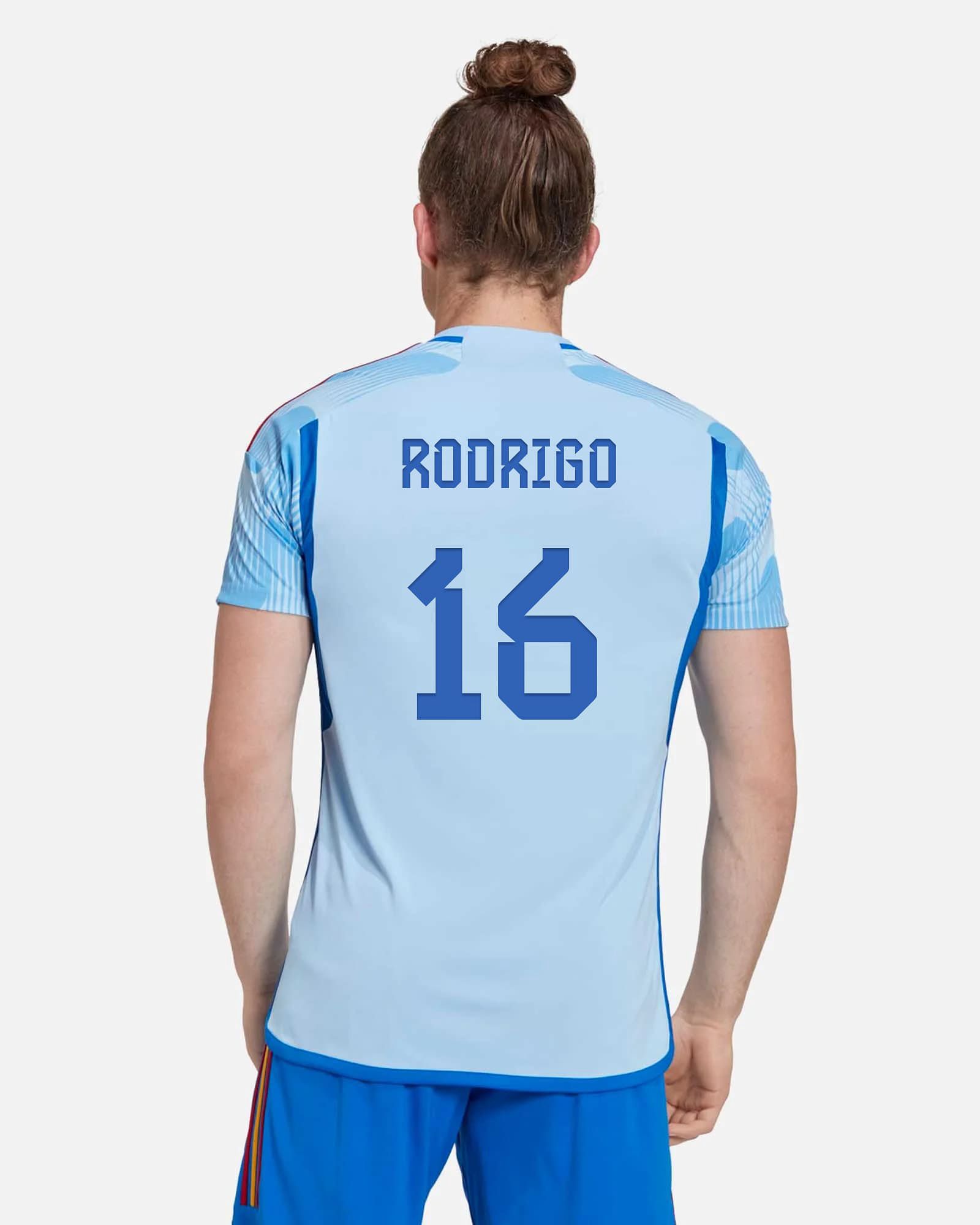 Camiseta 2ª España 2022/2023 Rodrigo - Fútbol Factory