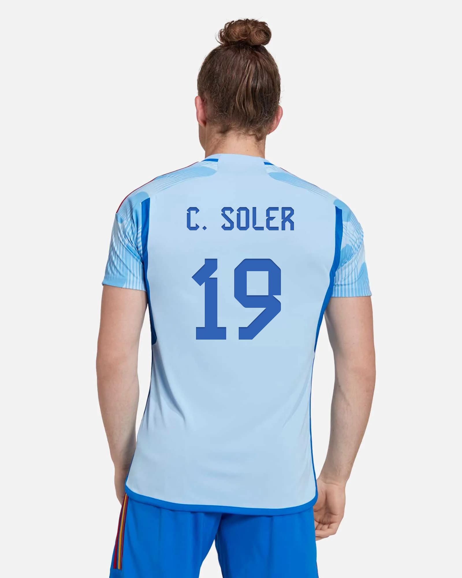 Camiseta 2ª España 2022/2023 C.Soler - Fútbol Factory