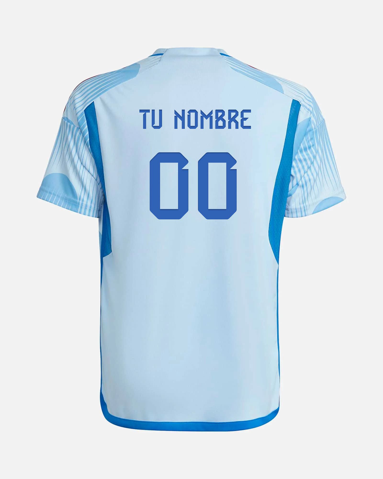 Camiseta 2ª España 2022/2023 PERSONALIZADO - Fútbol Factory