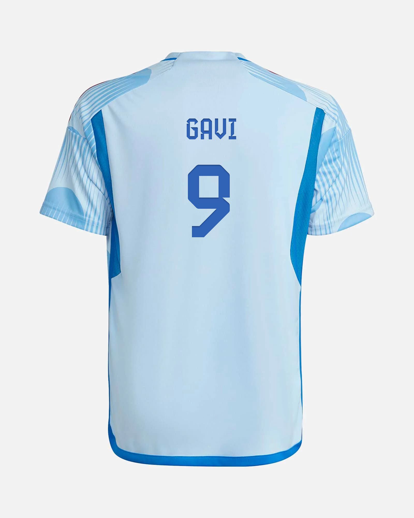 Camiseta 2ª España 2022/2023 Gavi - Fútbol Factory