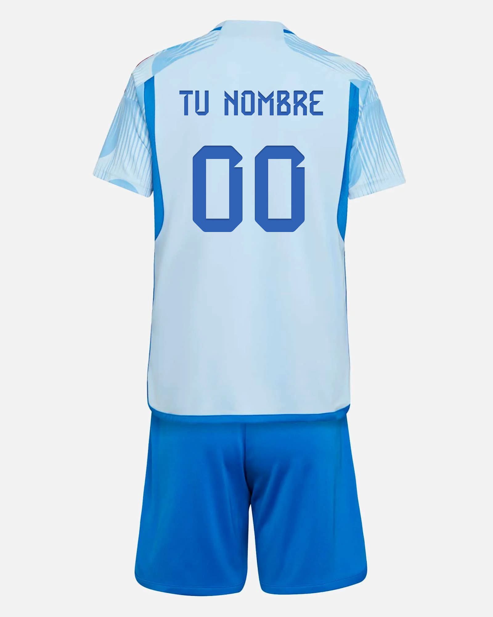 Conjunto 2ª España 2022/2023 PERSONALIZADO - Fútbol Factory