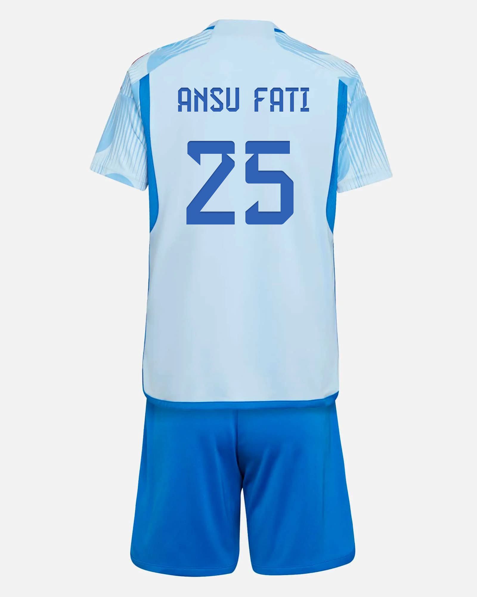 Conjunto 2ª España 2022/2023 Ansu Fati - Fútbol Factory