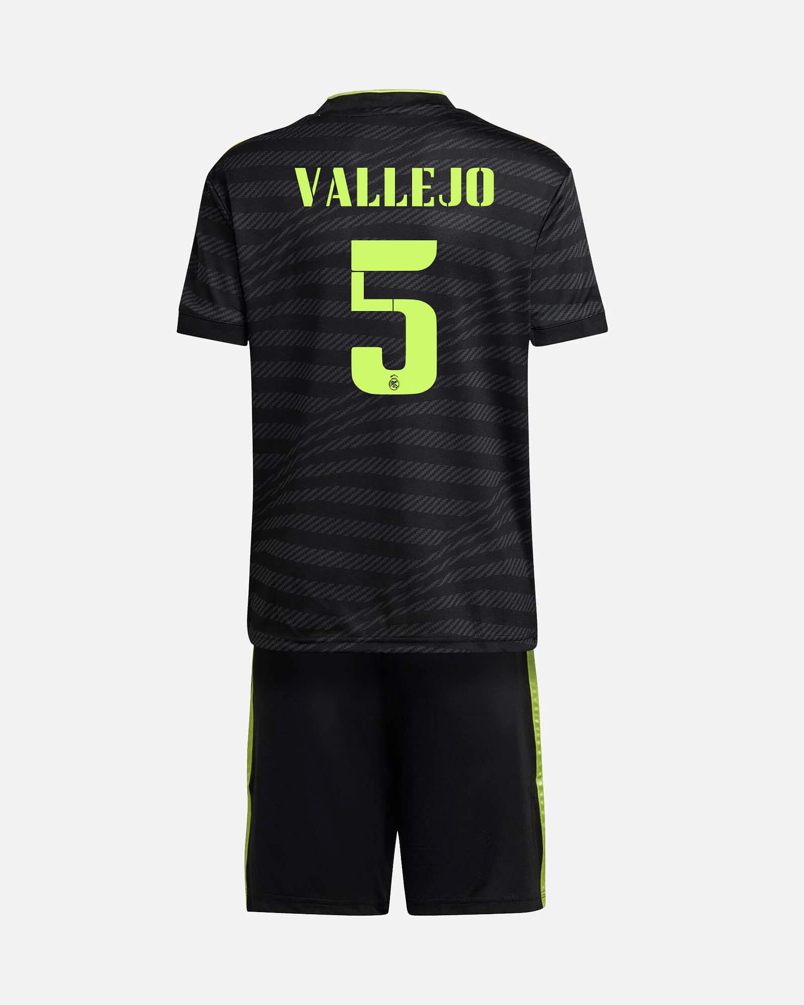 Conjunto 3ª Real Madrid 2022/2023 Vallejo - Fútbol Factory