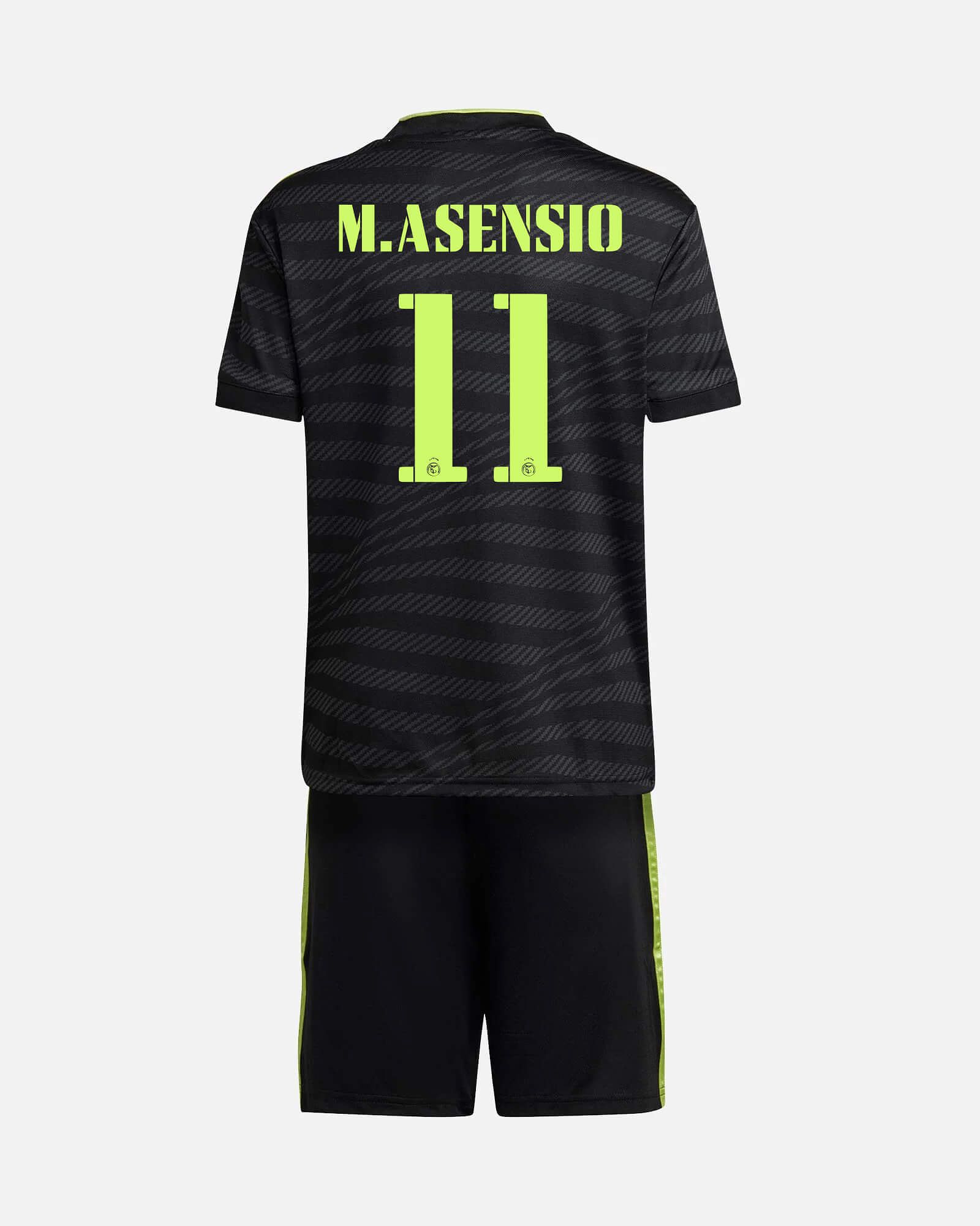 Conjunto 3ª Real Madrid 2022/2023 M.Asensio - Fútbol Factory