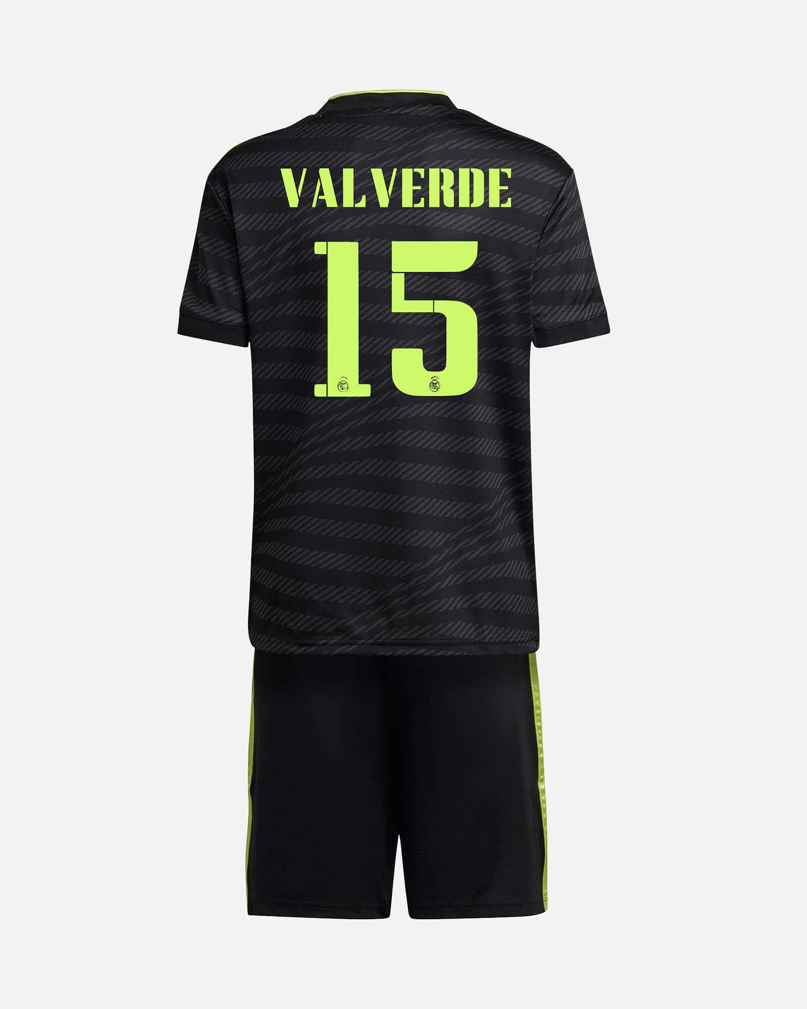 Conjunto 3ª Real Madrid 2022/2023 Valverde - Fútbol Factory